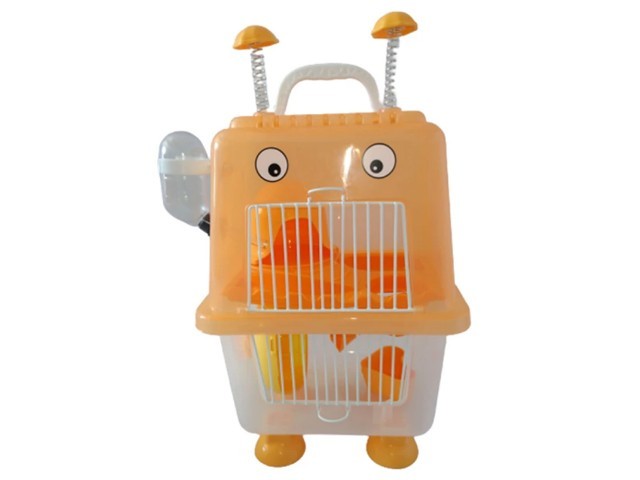 

Клетка для хомяка AnimAll Robotic 20.7x19x36 см оранжевая