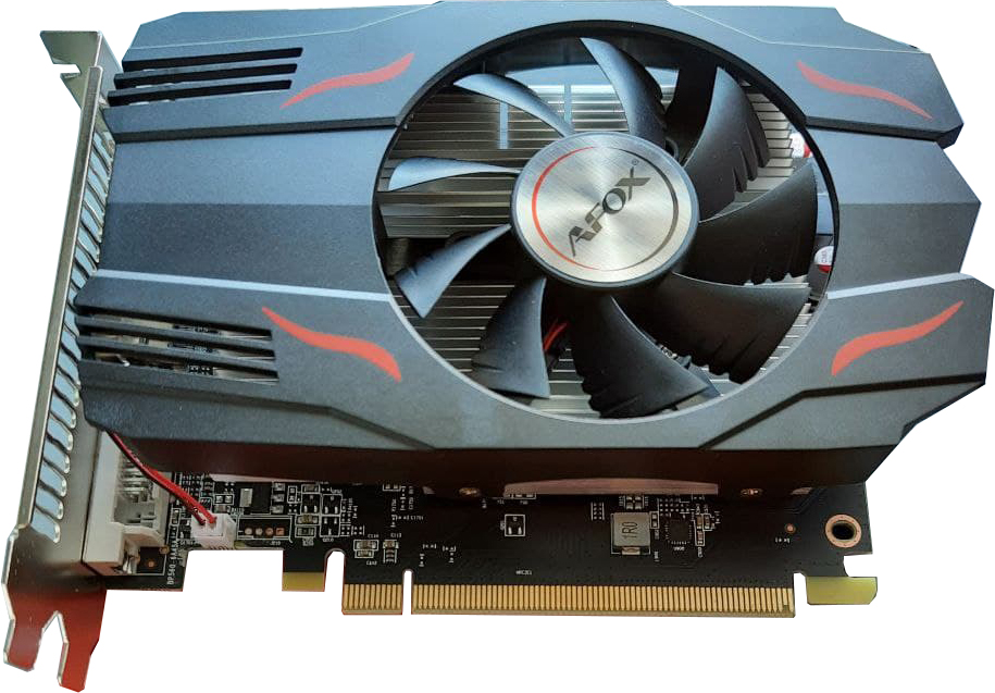 

AFOX PCI-Ex Radeon RX 550 4GB GDDR5 (128bit) (1180/6000) (DVI, HDMI, DisplayPort) (AFRX550-4096D5H4-V4)