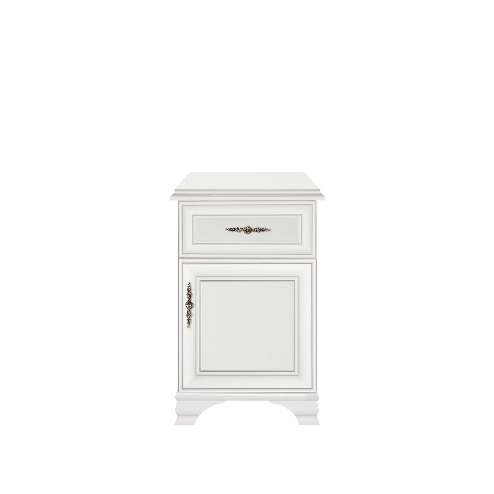 

Тумба Кентуки KOM/1D1S/P (BRW (Black Red White)) Белый альпийский