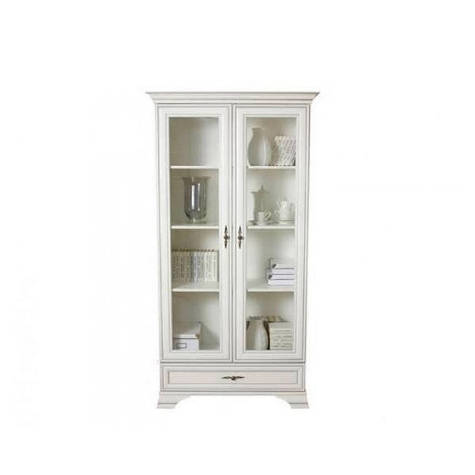 

Витрина Кентуки REG2W1S (BRW (Black Red White)) Белый альпийский 266816_1