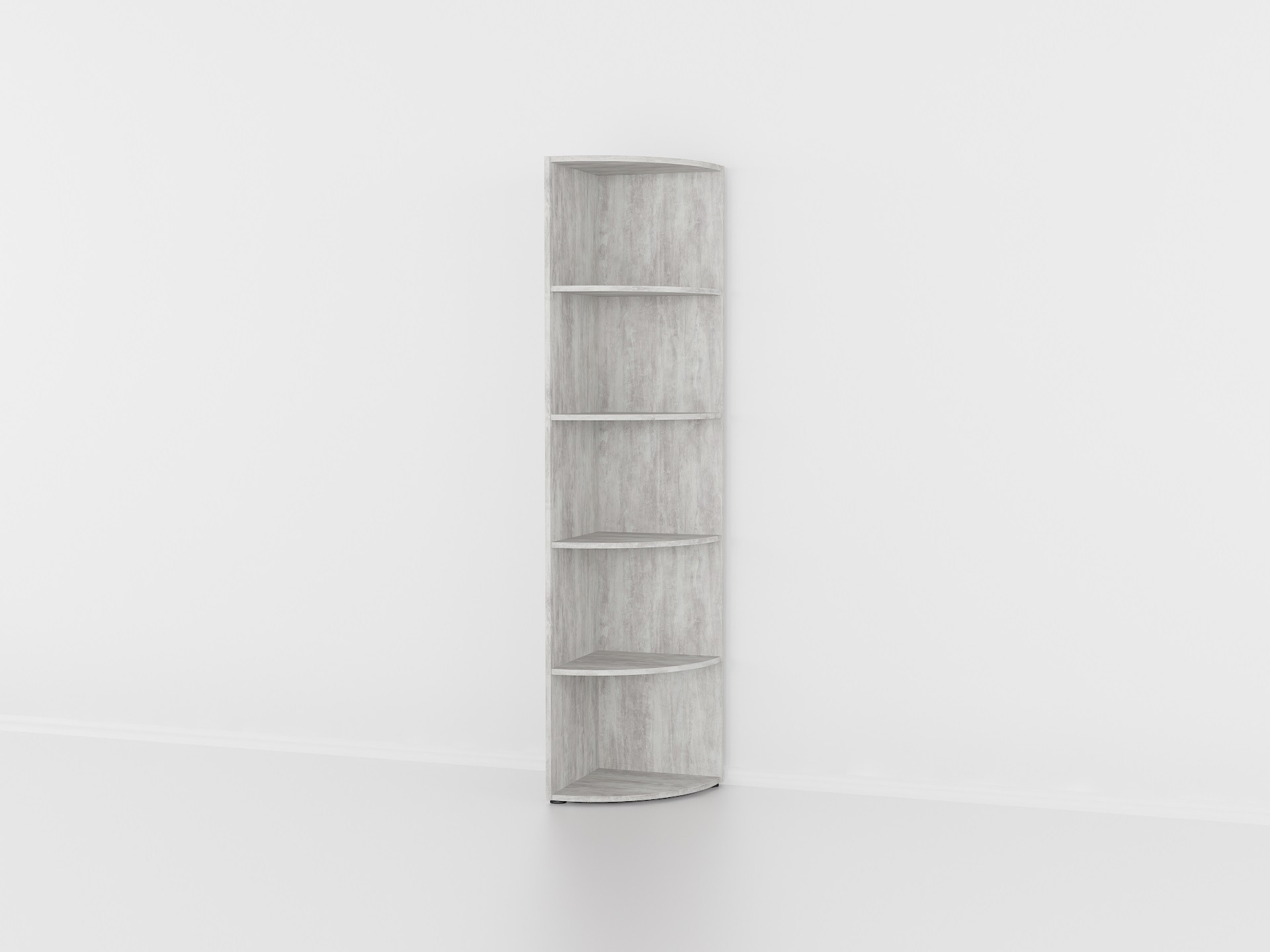 

Полка угловая Forte Elina 1806x400x400 Бетон