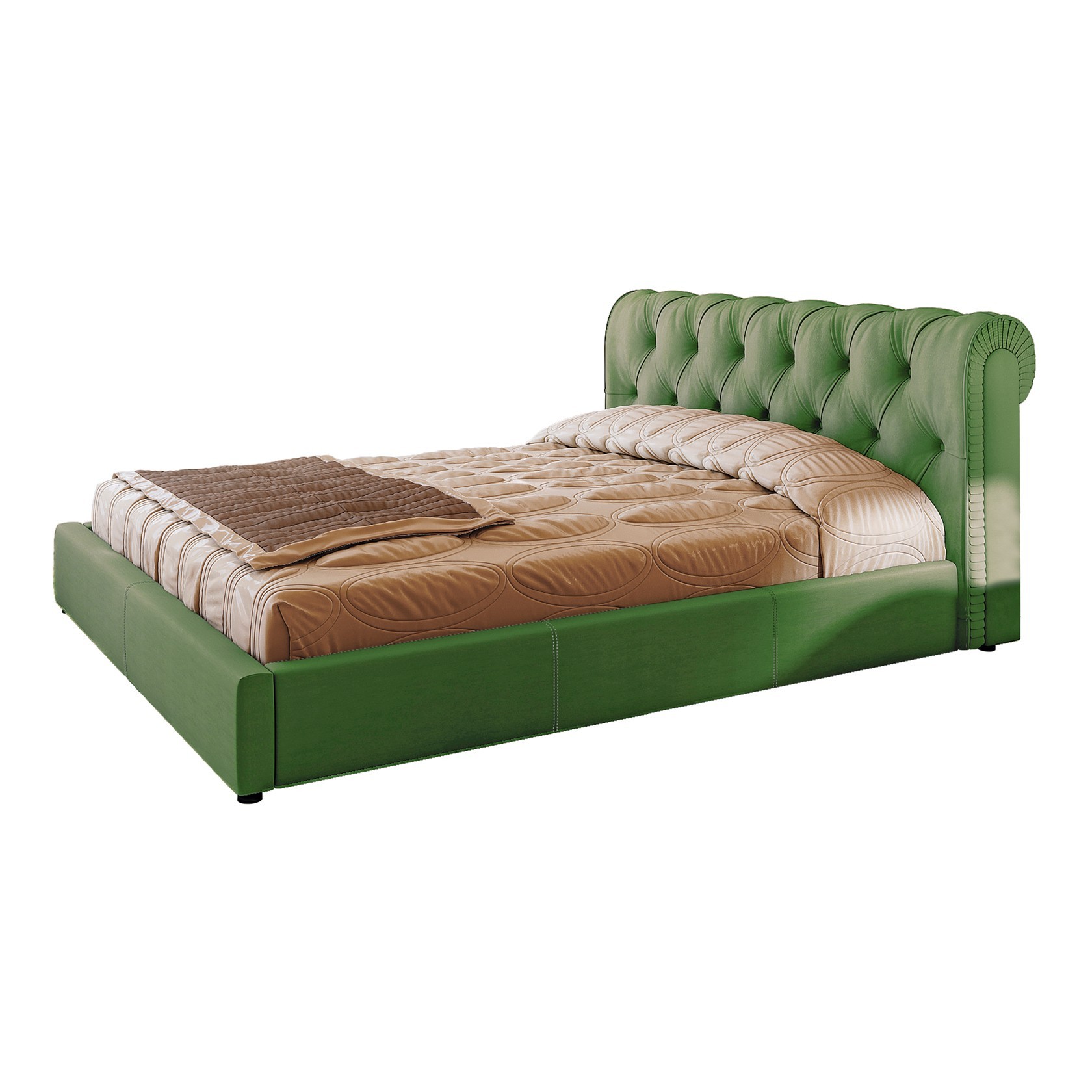 

Кровать Честер (Green Sofa) Зеленая 200х200 см 381147_15