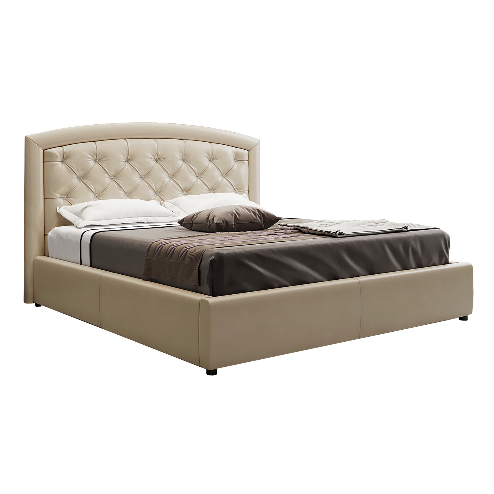 

Кровать Севилья (Green Sofa) Бежевая 160х200 см 381137_53