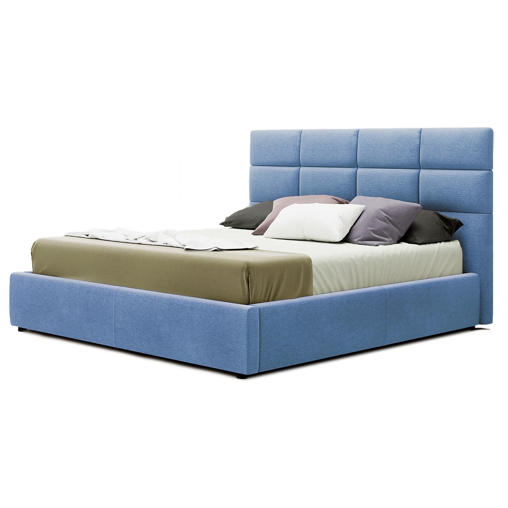 

Кровать Рим II (Green Sofa) Голубая 160х200 см 381135_08