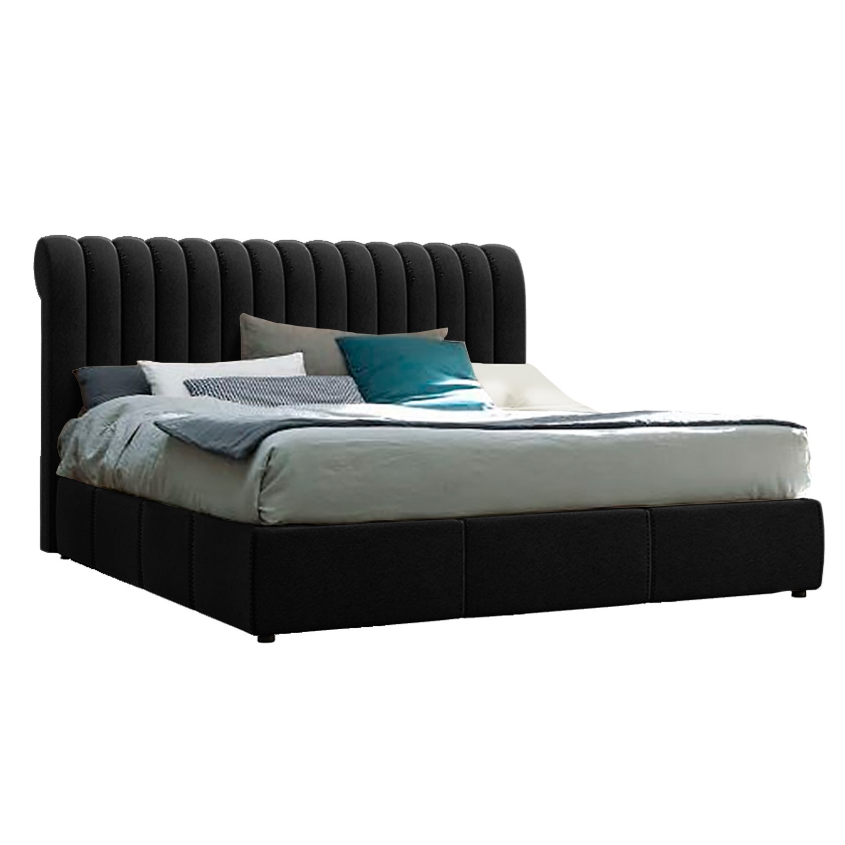 

Кровать Манчестер (Green Sofa) Черная 200х200 см 381121_40