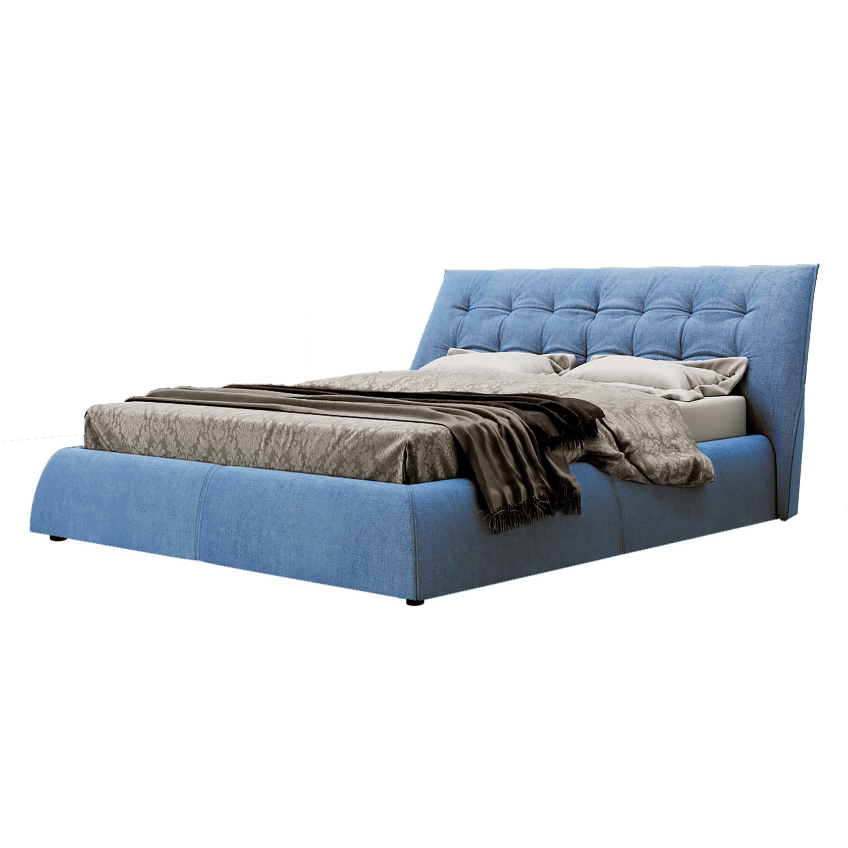 

Кровать Равенна (Green Sofa) Голубая 160х200 см 381134_08