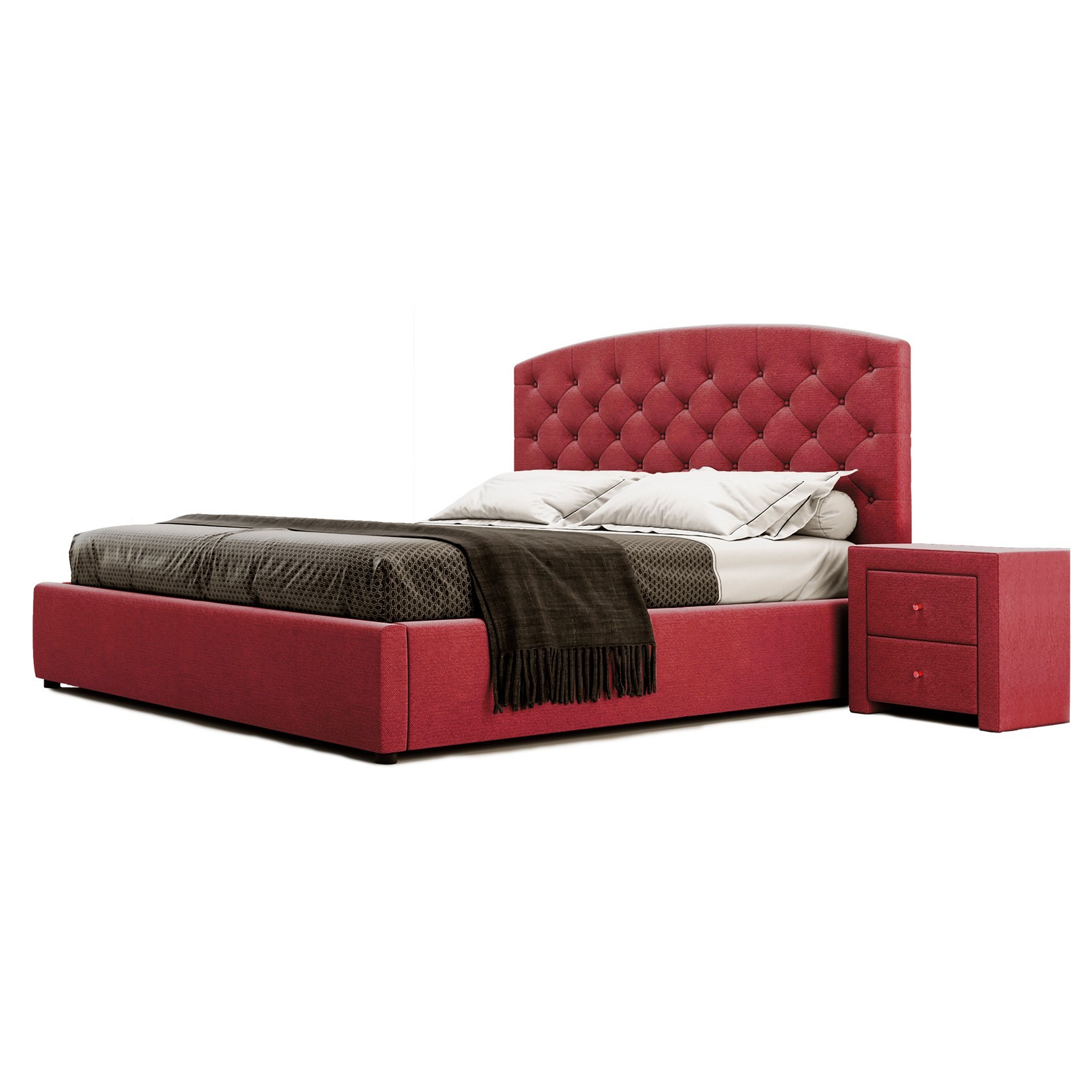 

Кровать Манхэттен III (Green Sofa) Красная 180х200 см 381120_39