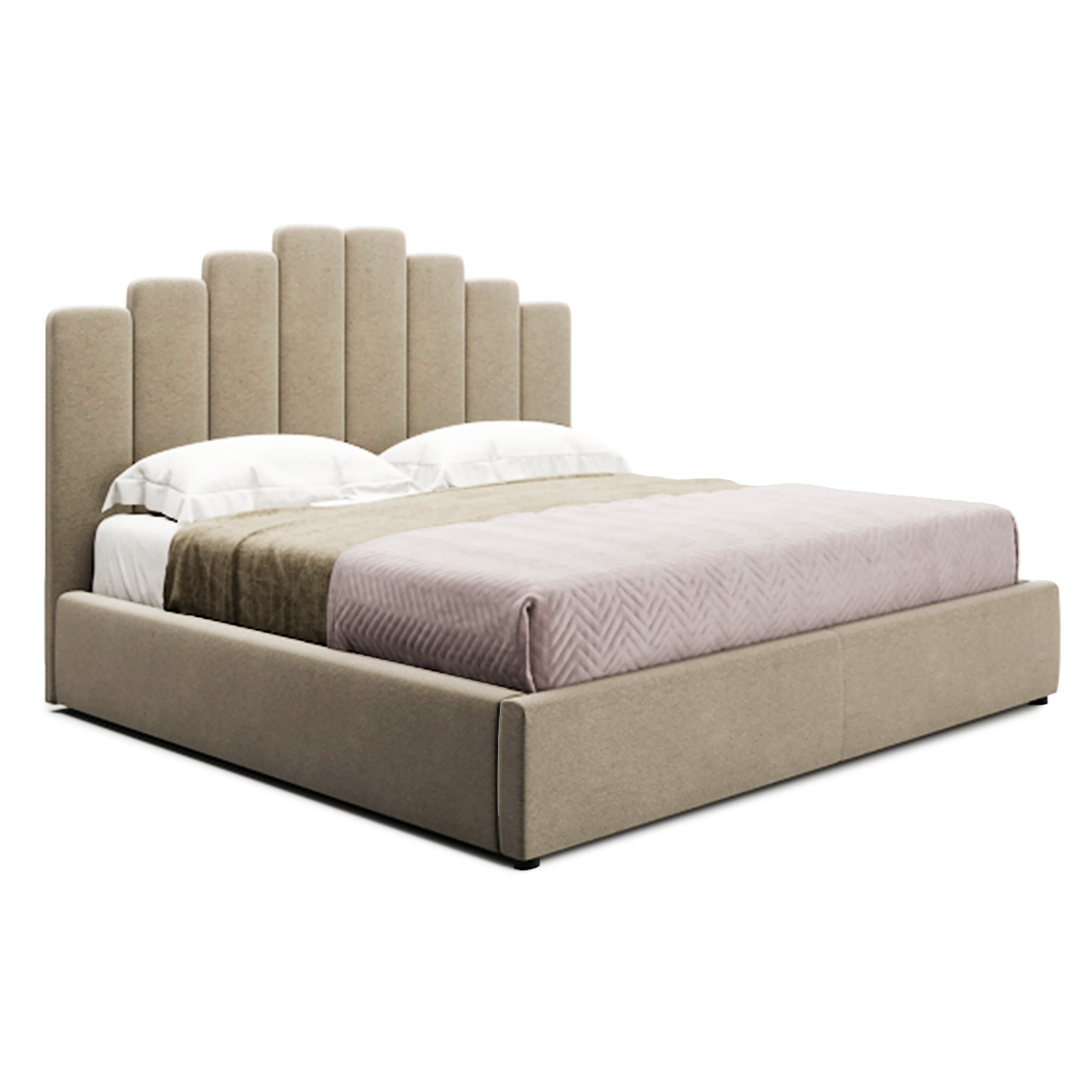 

Кровать Барселона (Green Sofa) Бежевая 140х200 см 381102_07