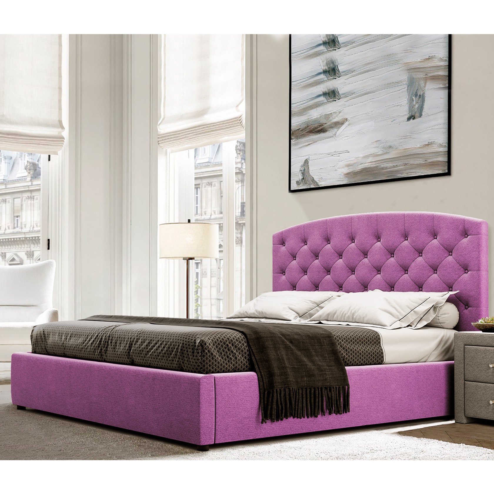 

Кровать Манхэтен-2 (Green Sofa) Розовая 120х200 см 381153_21