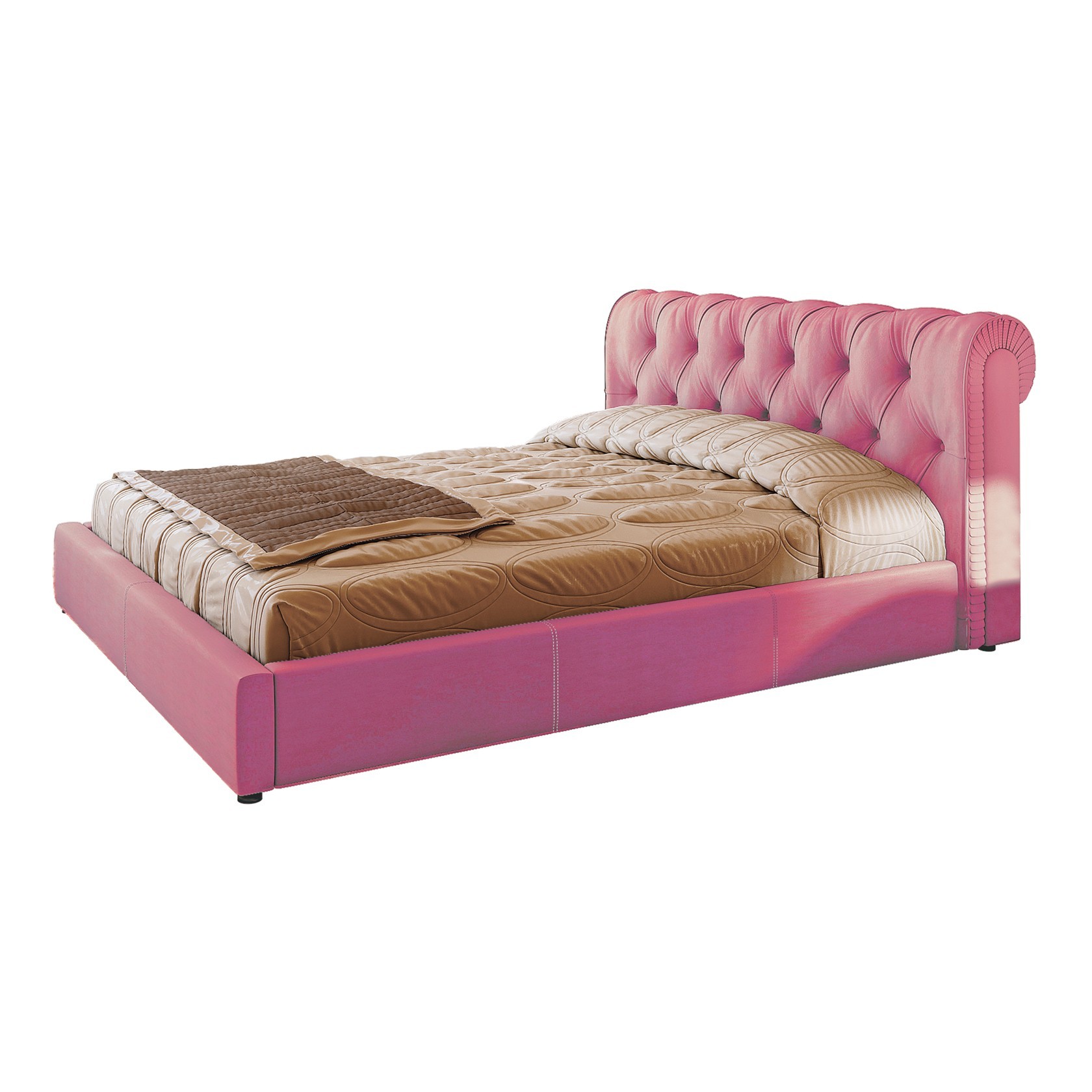 

Кровать Честер (Green Sofa) Розовая 160х200 см 381147_33