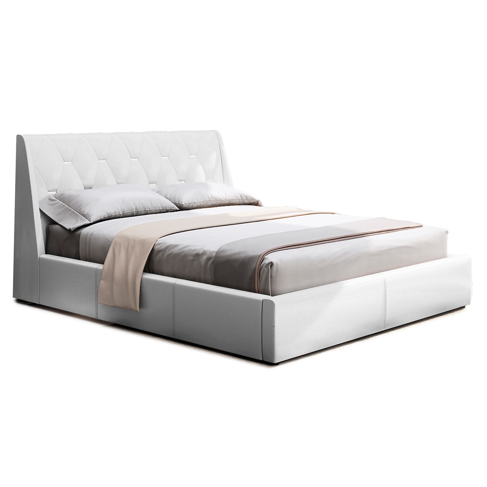 

Кровать Берлин IV (Green Sofa) Белая 140х200 см 381105_12