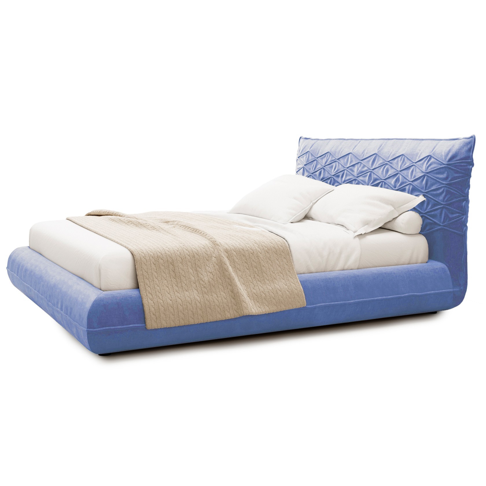 

Кровать Шанхай (Green Sofa) Голубая 140х200 см 381149_07