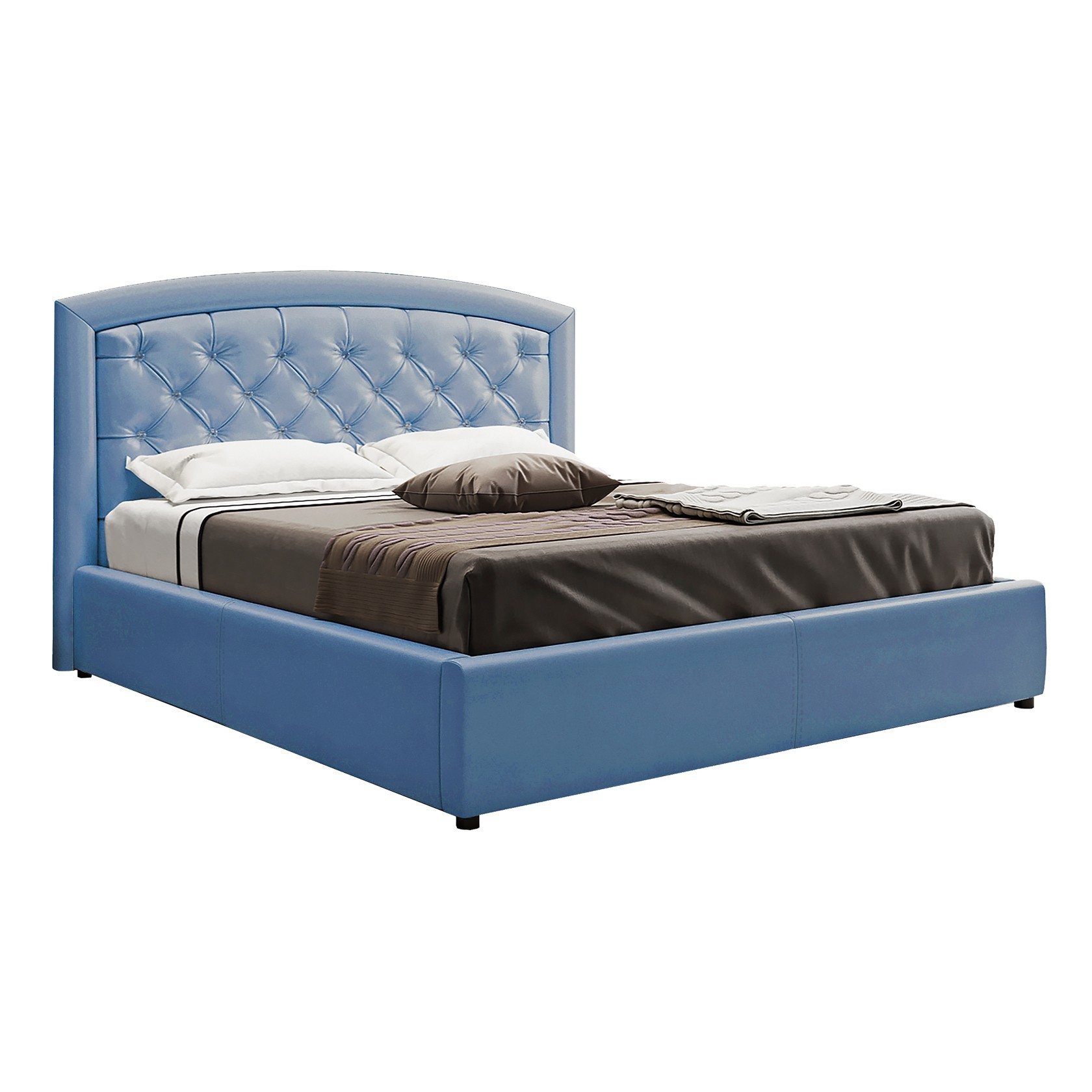 

Кровать Севилья (Green Sofa) Голубая 200х200 см 381137_10