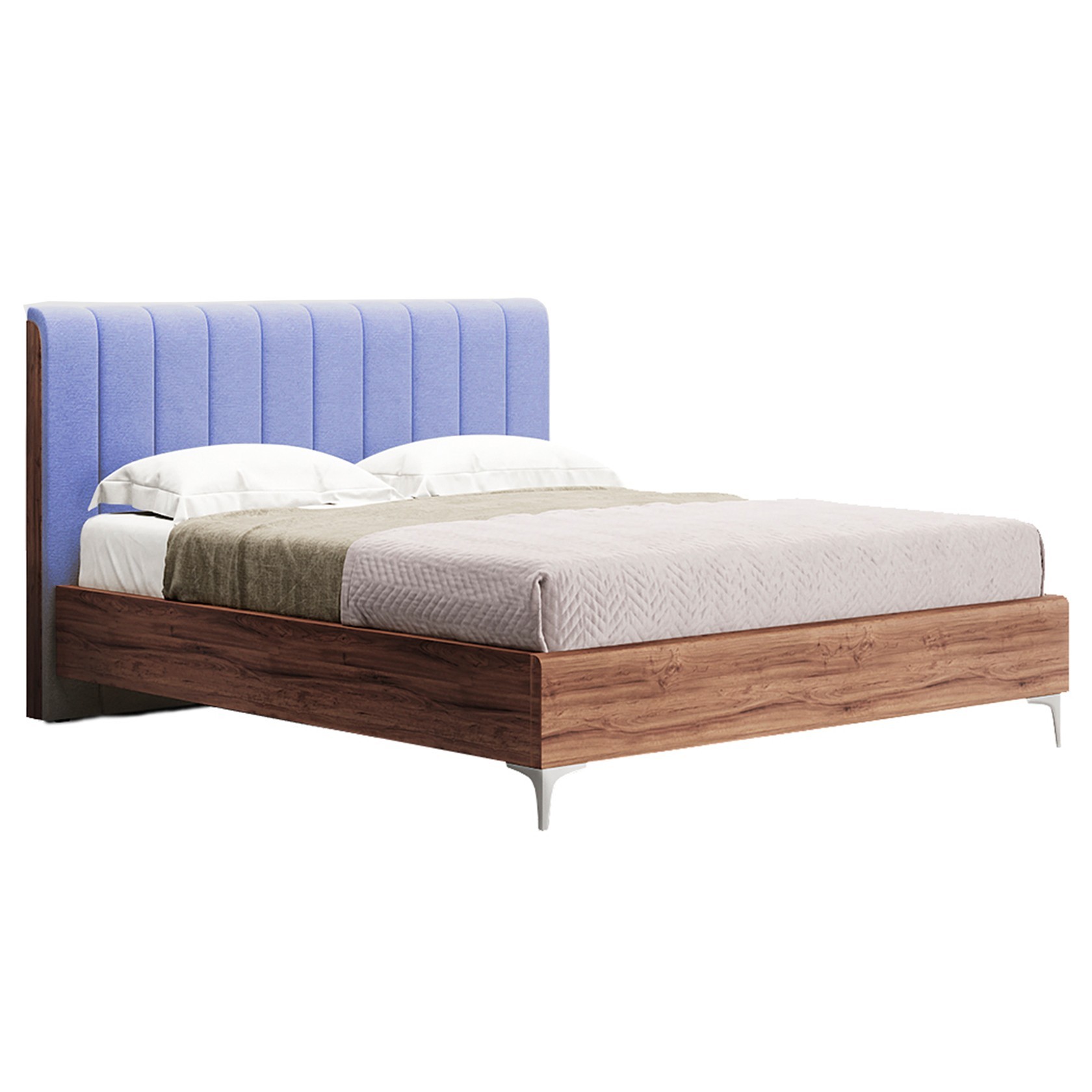 

Кровать Прага модерн (Green Sofa) Голубая + Коричневая 120х200 см 381151_06