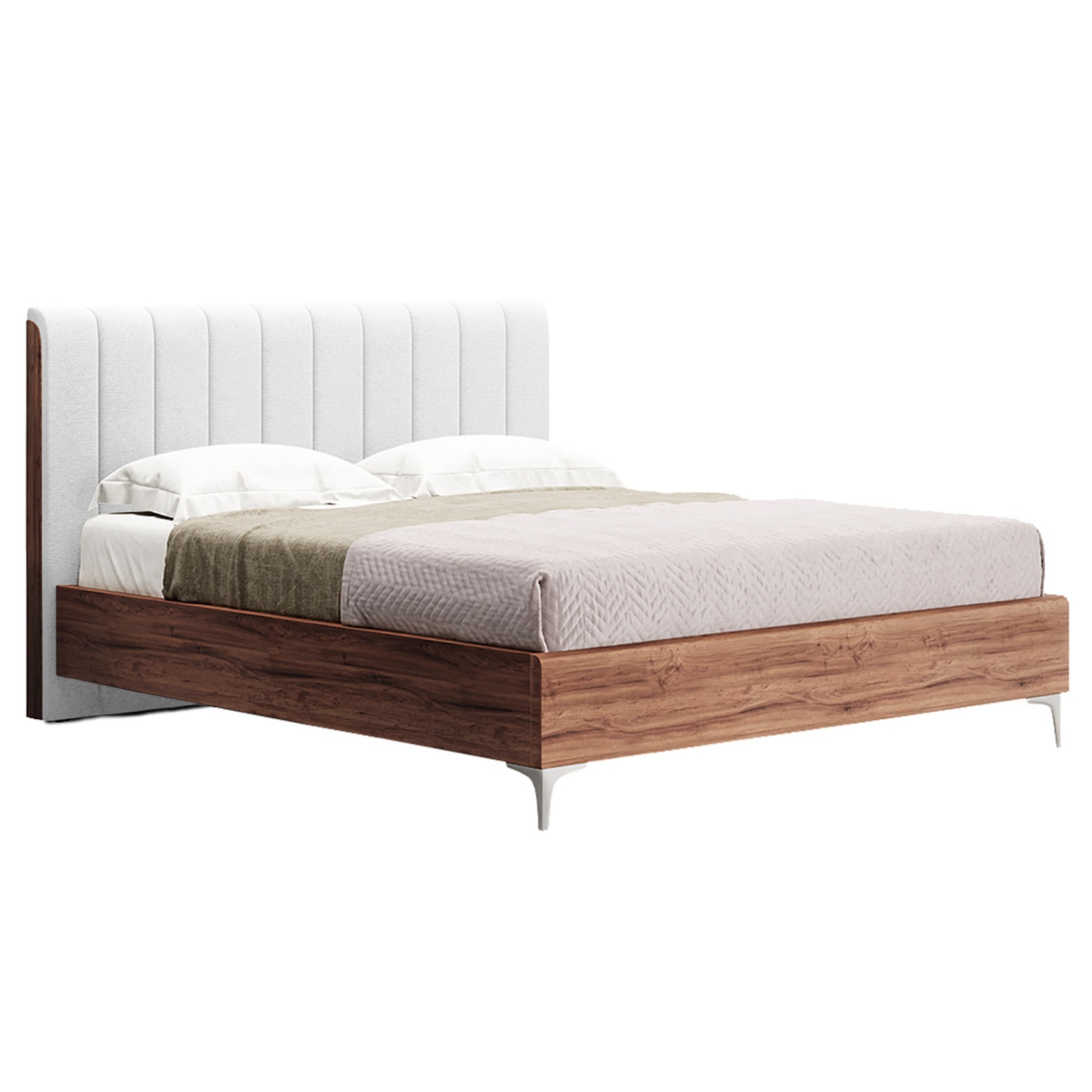 

Кровать Прага модерн (Green Sofa) Белая + Коричневая 120х200 см 381151_31