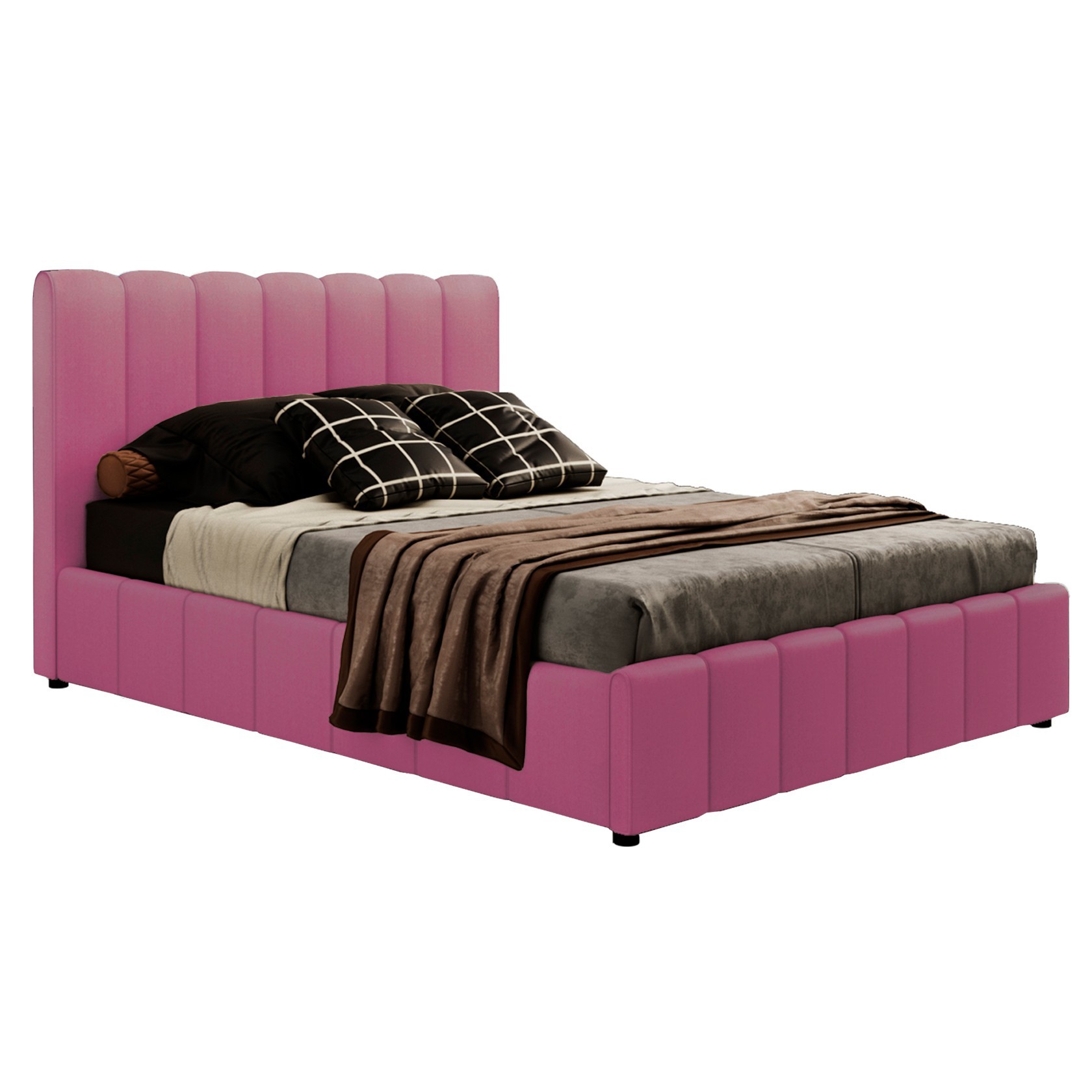 

Кровать Лондон (Green Sofa) Розовая 160х200 см 381117_23