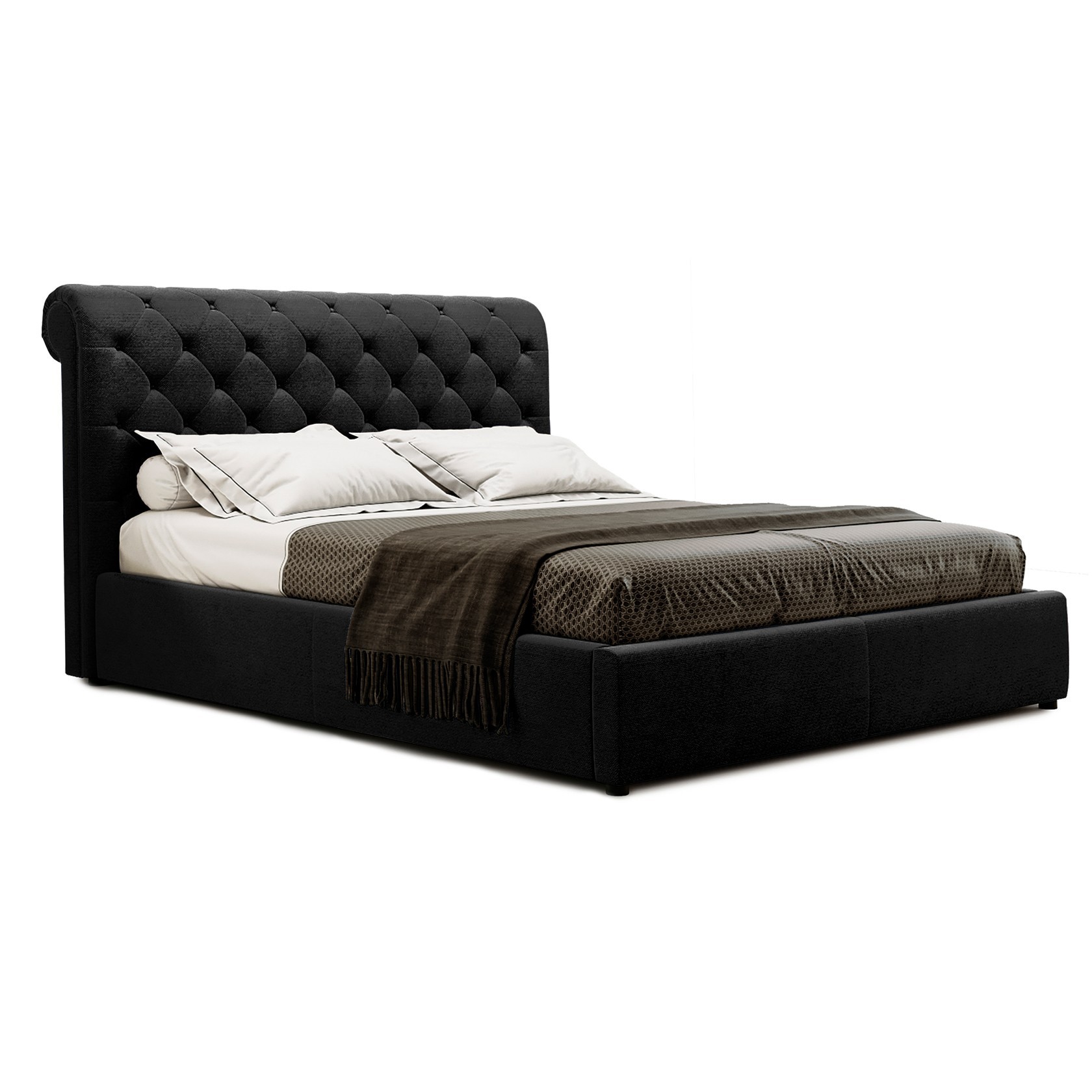 

Кровать Валенсия (Green Sofa) Черная 160х200 см 381106_48