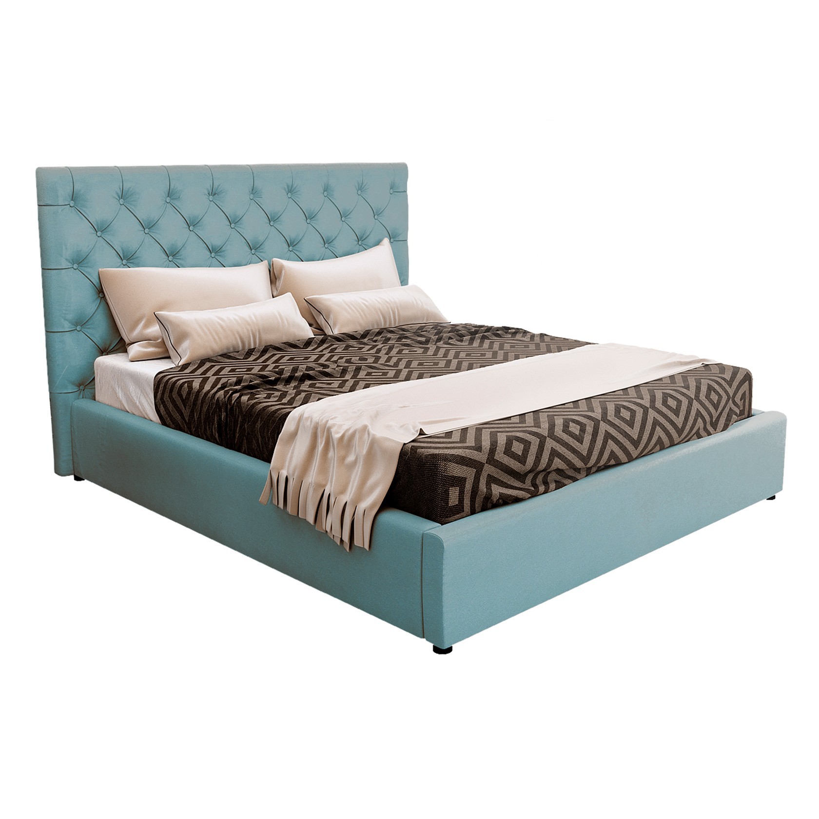 

Кровать Манхэттен (Green Sofa) Голубая 160х200 см 381118_08