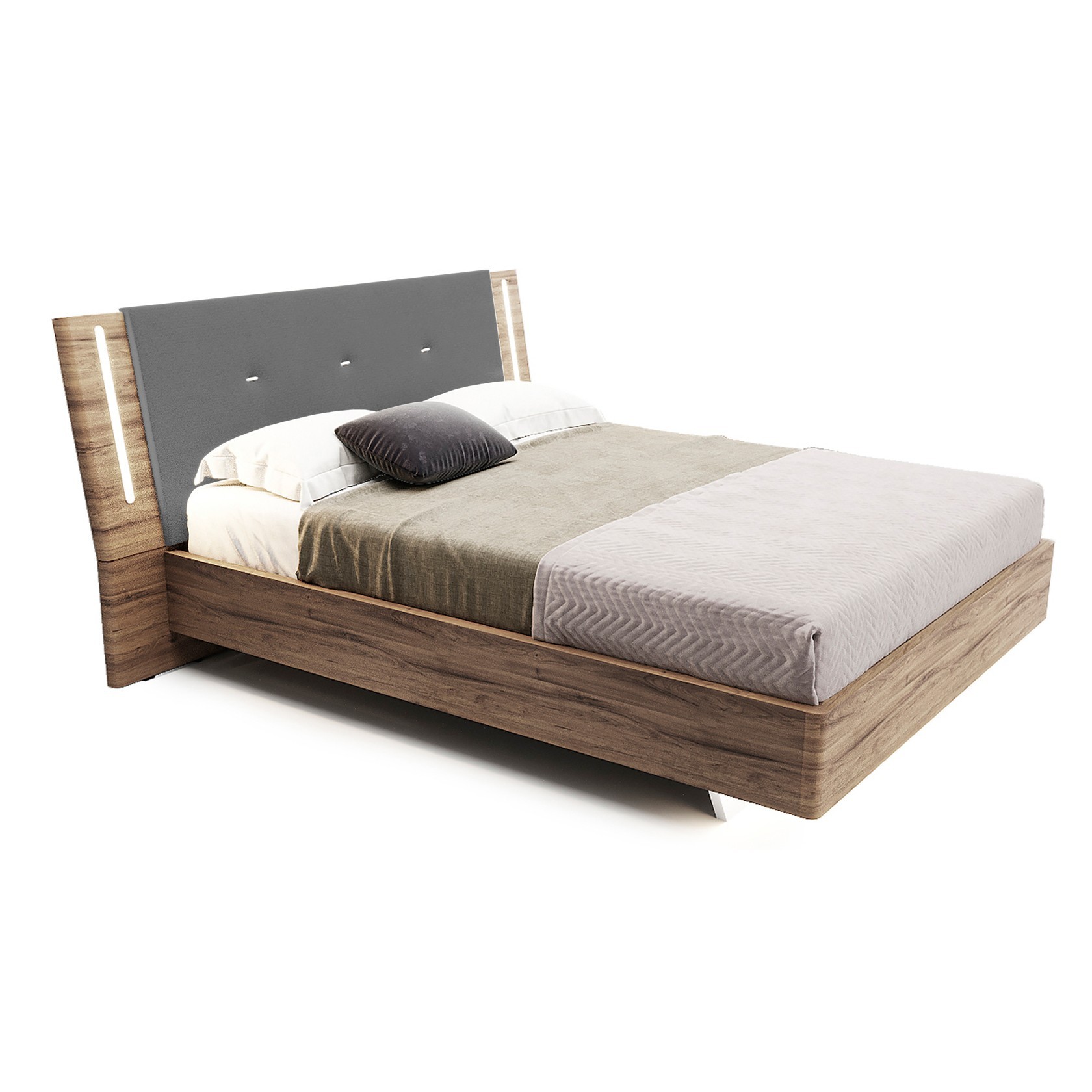 

Кровать Даллас модерн (Green Sofa) Коричневая + Серая 160х200 см 381112_43