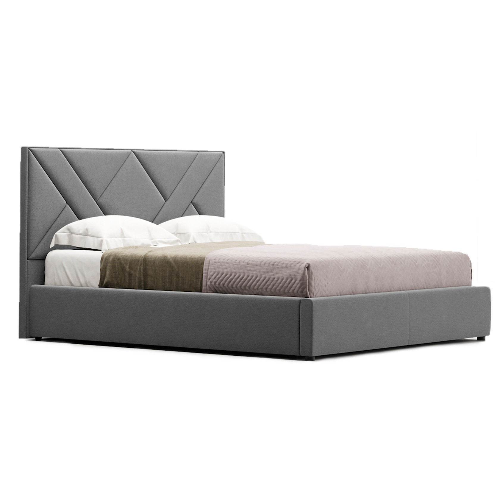 

Кровать Париж (Green Sofa) Серая 120х200 см 381132_46