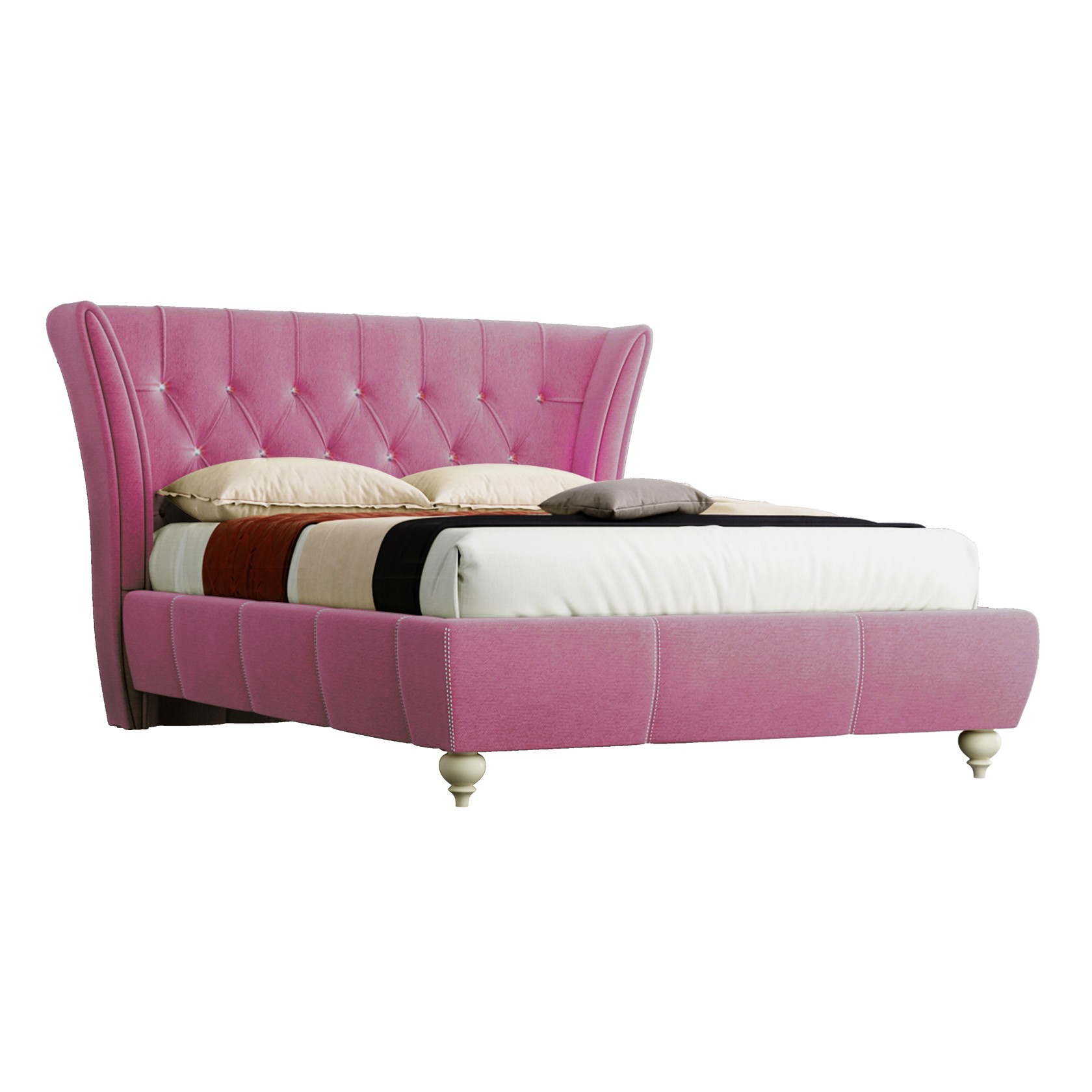 

Кровать Эмма (Green Sofa) Розовая 180х200 см 381150_34
