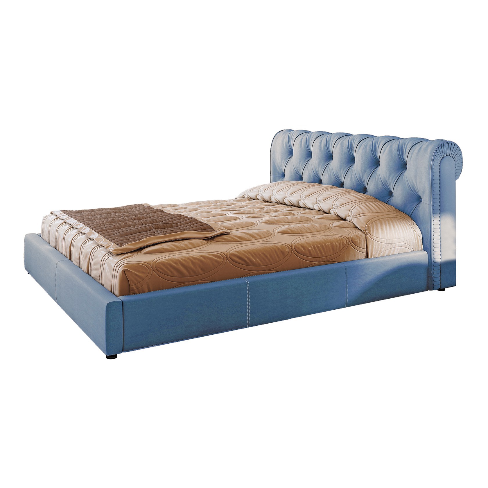 

Кровать Честер (Green Sofa) Голубая 180х200 см 381147_09