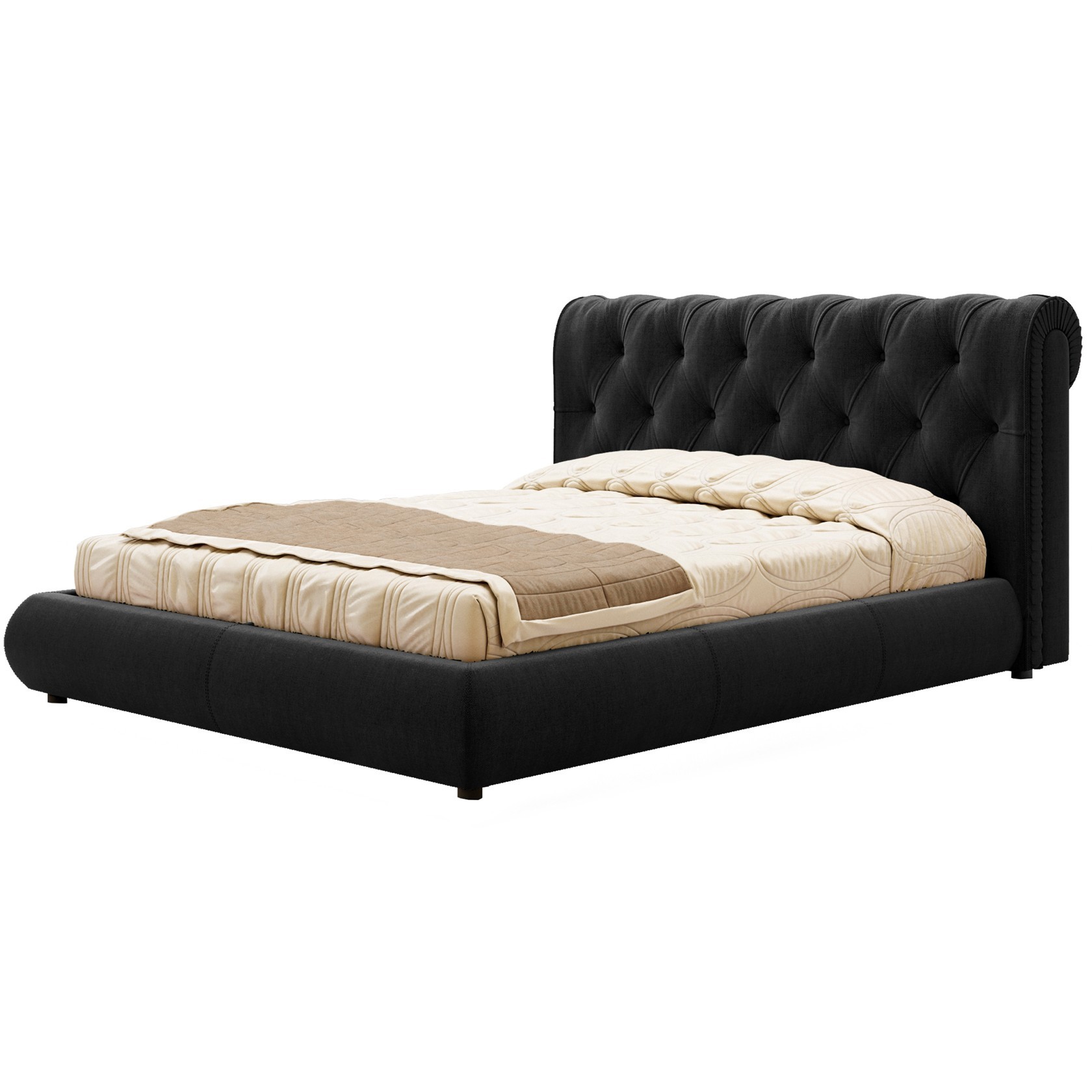 

Кровать Честер II (Green Sofa) Черная 180х200 см 381148_24