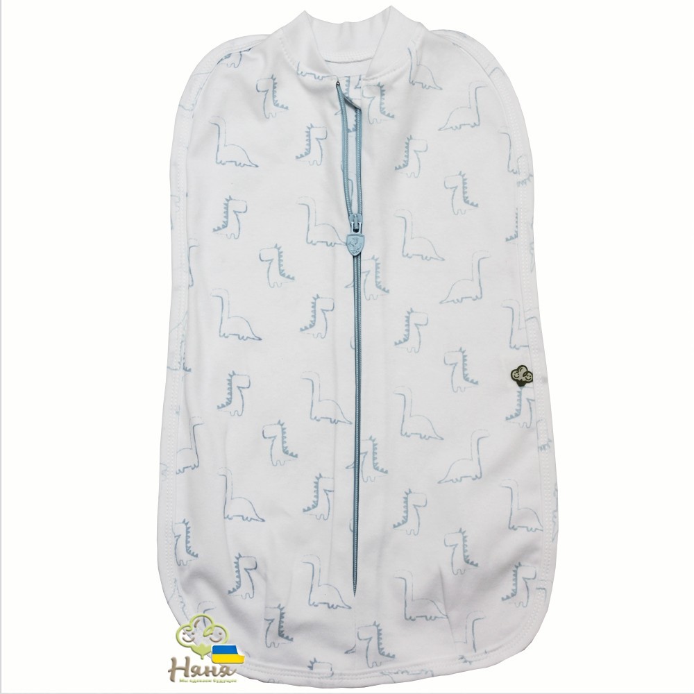 

Кокон Няня Діно-baby (51*34 cм) для мальчика белый с голубым