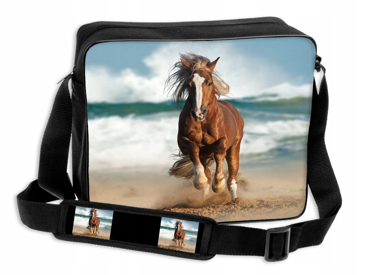 

Молодёжная сумка через плечо A4 Wenecja Конь 30 x 35 x 12 см (KOŃ 47)