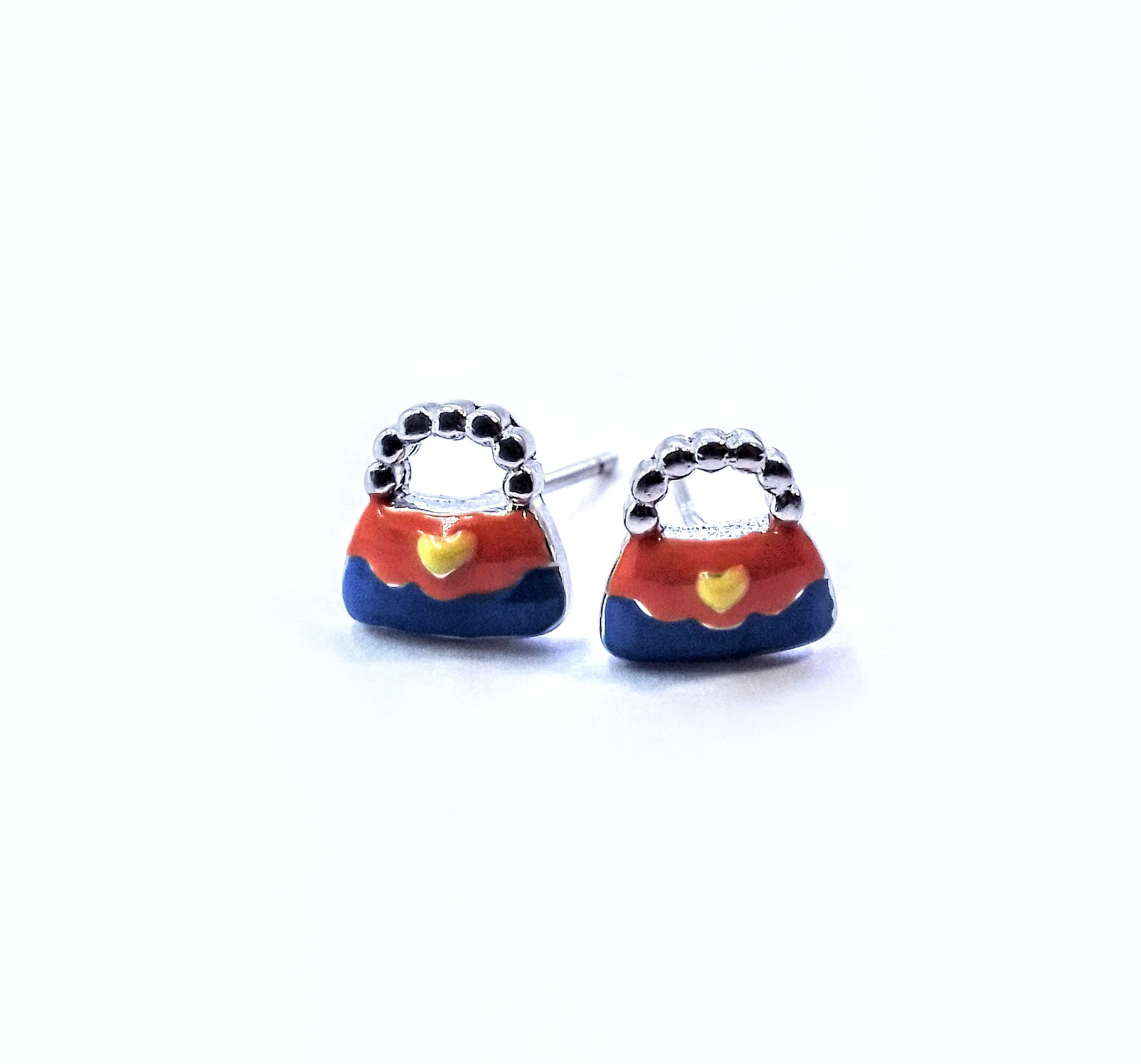 

Серьги детские сумочка 35284