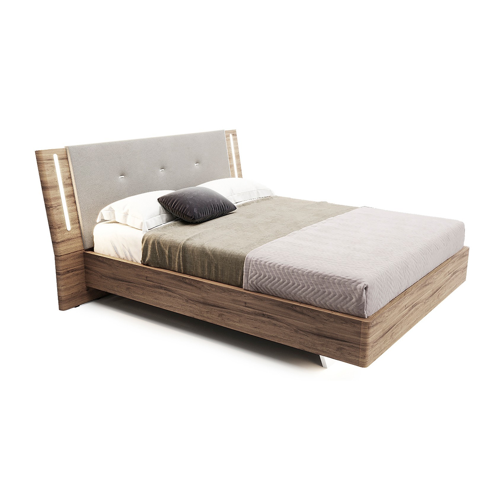 

Кровать Даллас модерн (Green Sofa) Коричневая + Бежевая 140х200 см 381112_02