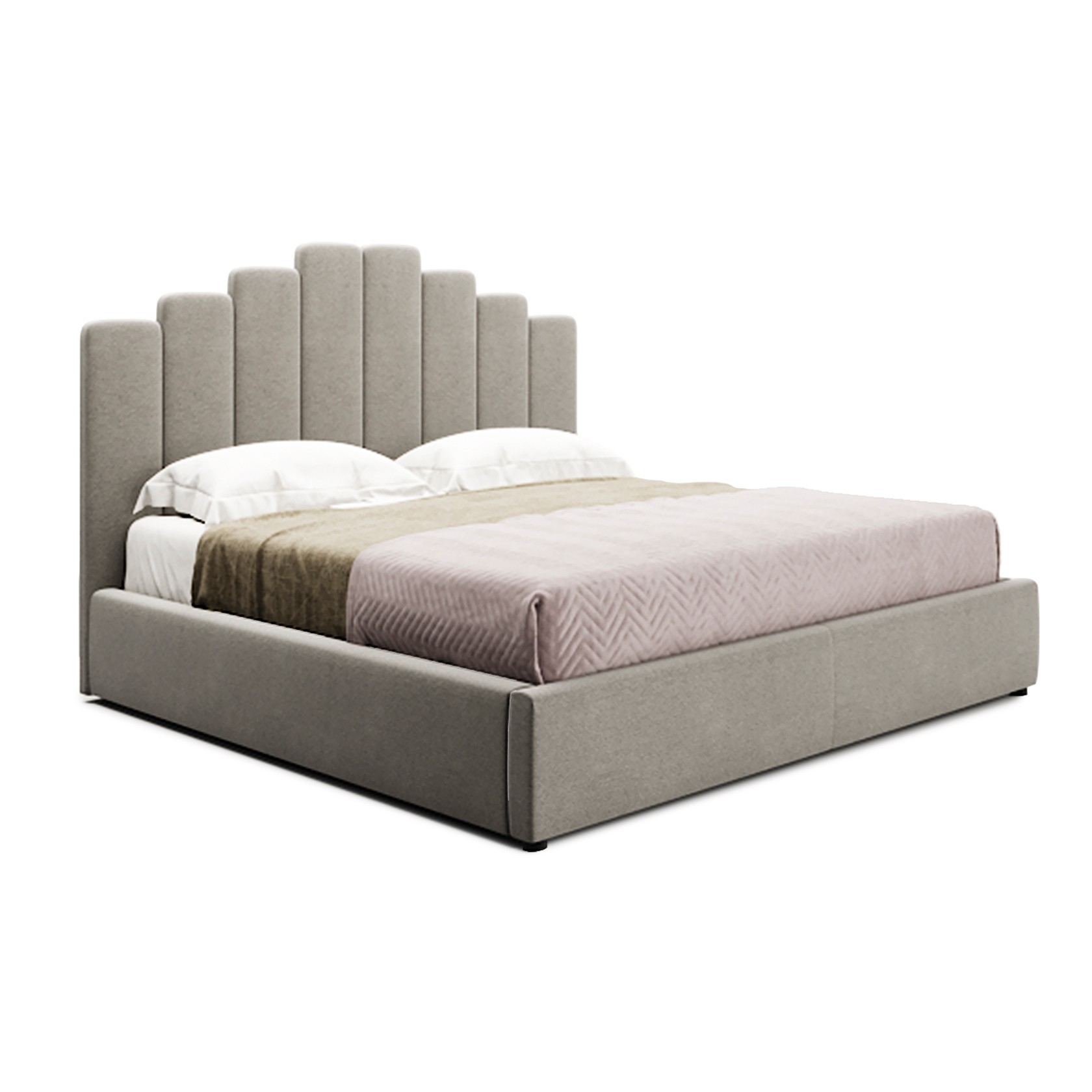 

Кровать Барселона (Green Sofa) Серая 180х200 см 381102_04
