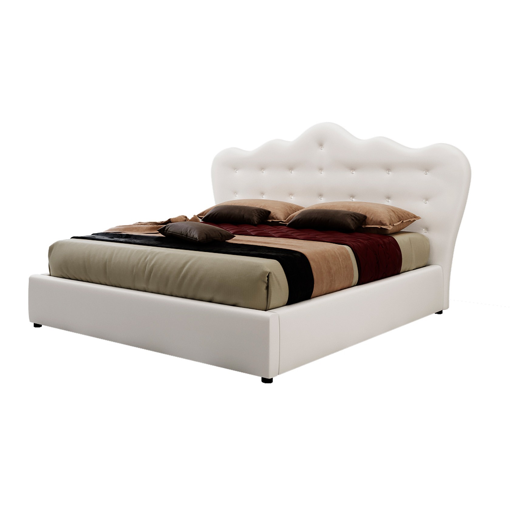 

Кровать Венеция (Green Sofa) Белая 140х200 см 381107_02