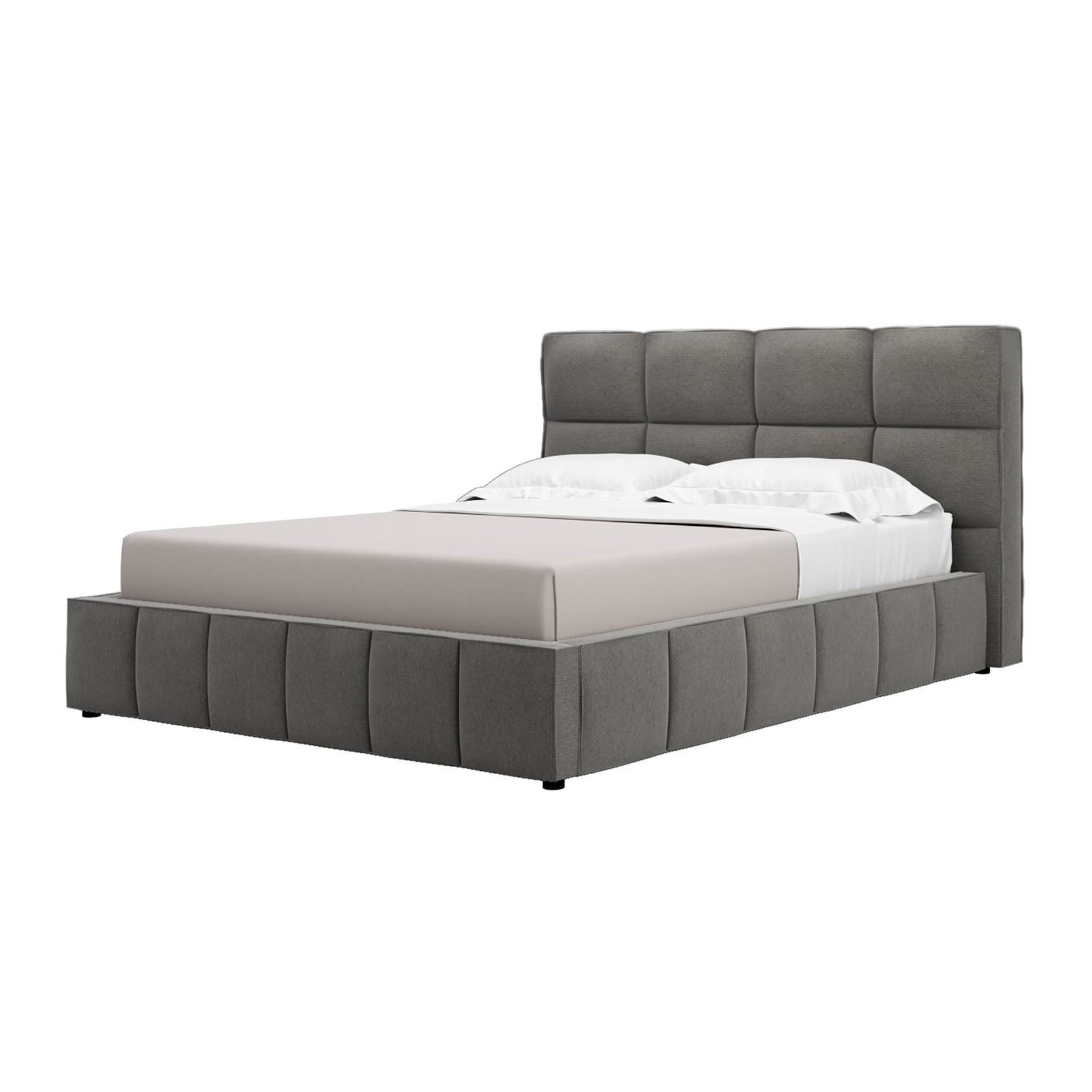 

Кровать Техас II (Green Sofa) Серая 200х200 см 381143_05