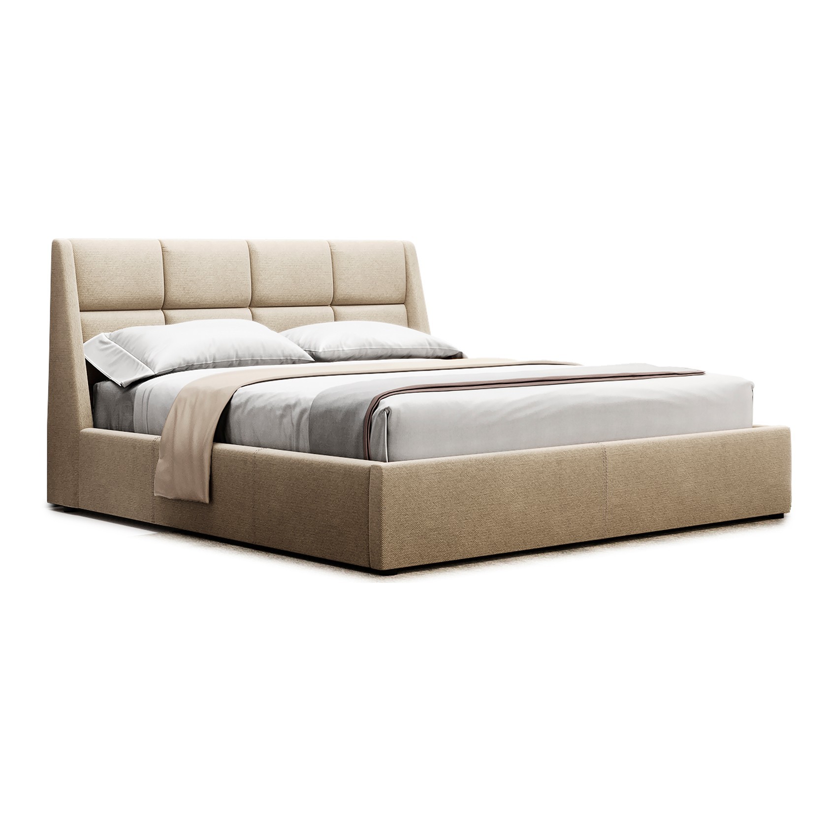 

Кровать Берлин II (Green Sofa) Кремовая 200х200 см 381104_05