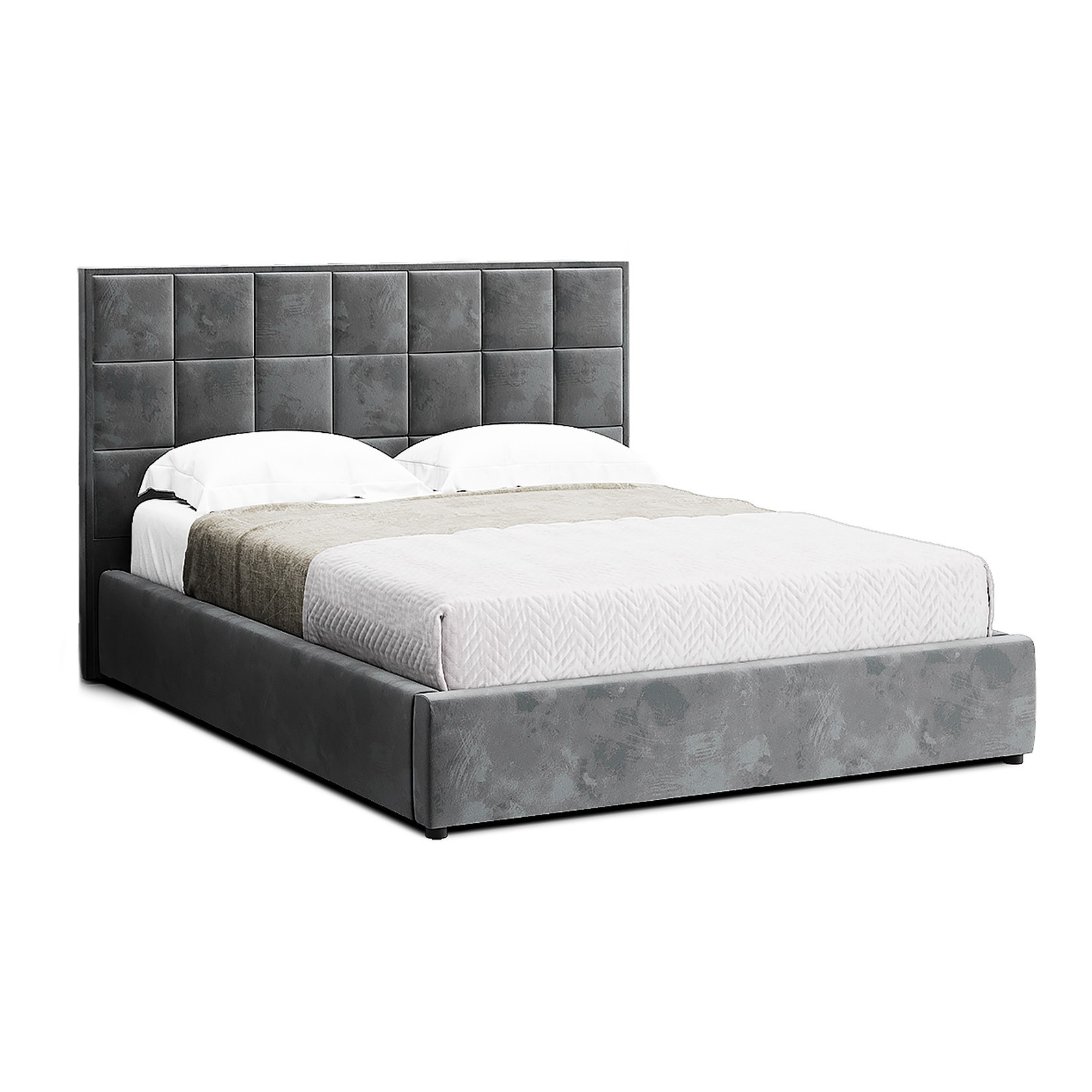 

Кровать Детройт (Green Sofa) Темно-серая 140х200 см 381113_02