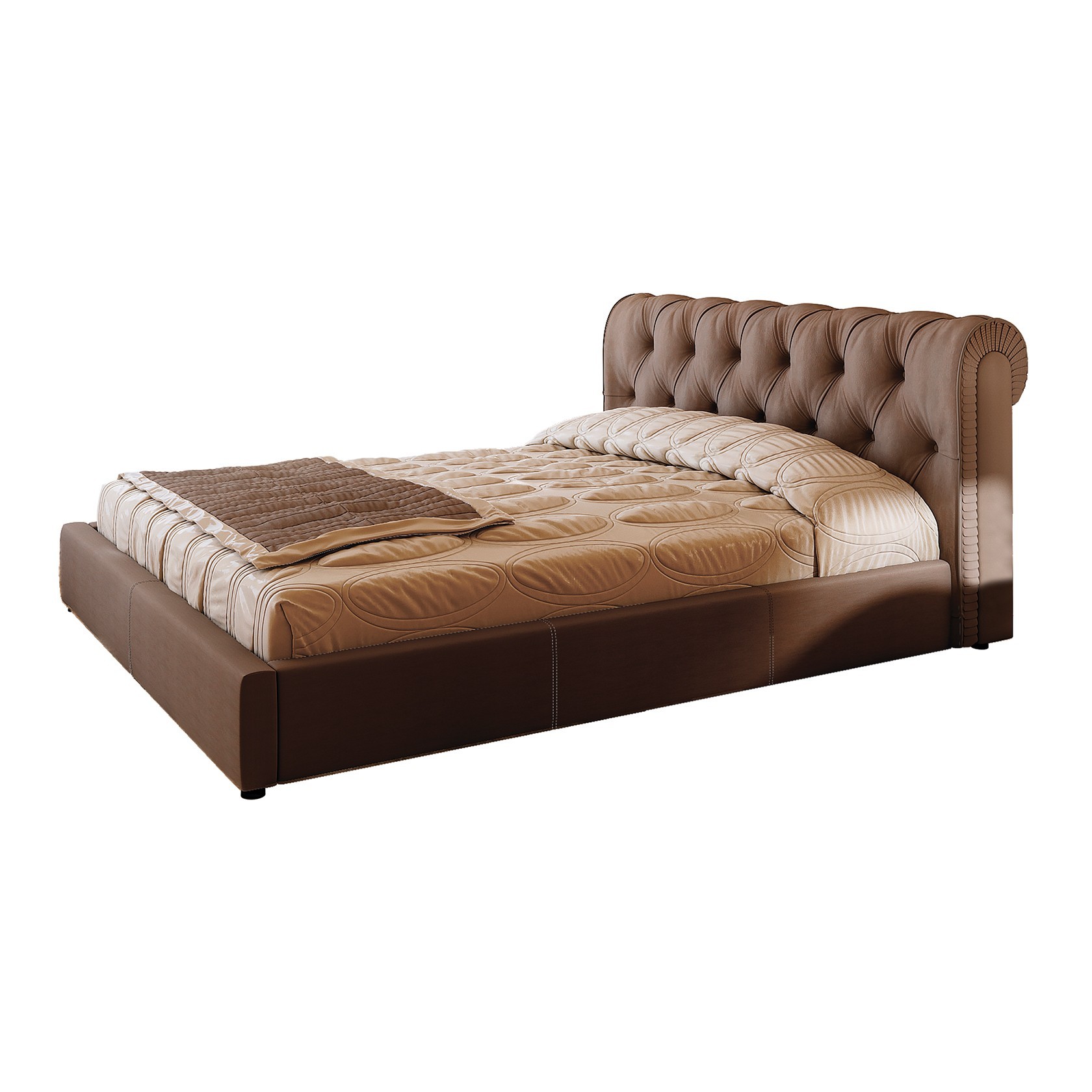 

Кровать Честер (Green Sofa) Коричневая 120х200 см 381147_01