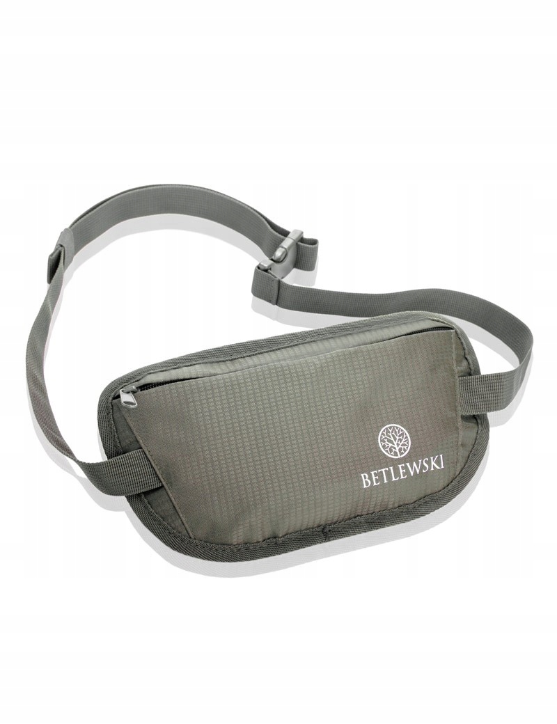 

Мужская сумка на пояс (бананка) Betlewski с RFID защитой 14 х 25,5 х 7 см (EPO-5153) Grey