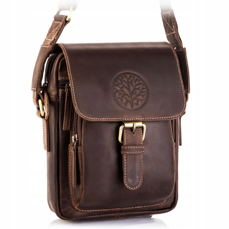 

Кожаная мужская сумка Betlewski 23 х 17 х 6 см (TBG-HT-103) (300006-BROWN)