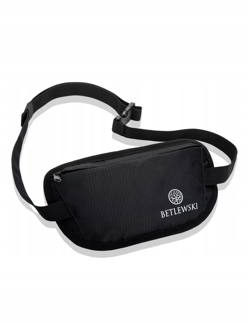 

Мужская сумка на пояс (бананка) Betlewski с RFID защитой 14 х 25,5 х 7 см (EPO-5153) Black