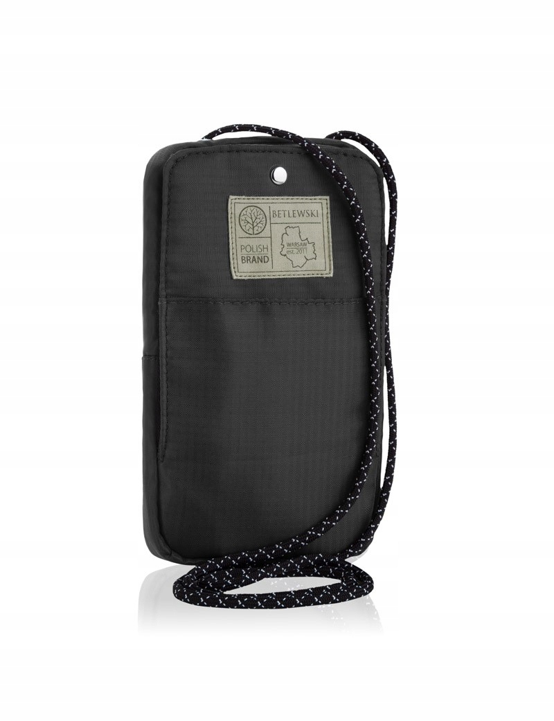 

Мужская сумочка для телефона и документов Betlewski 20 х 12,5 х 2,5 см (EPO-5157) Black
