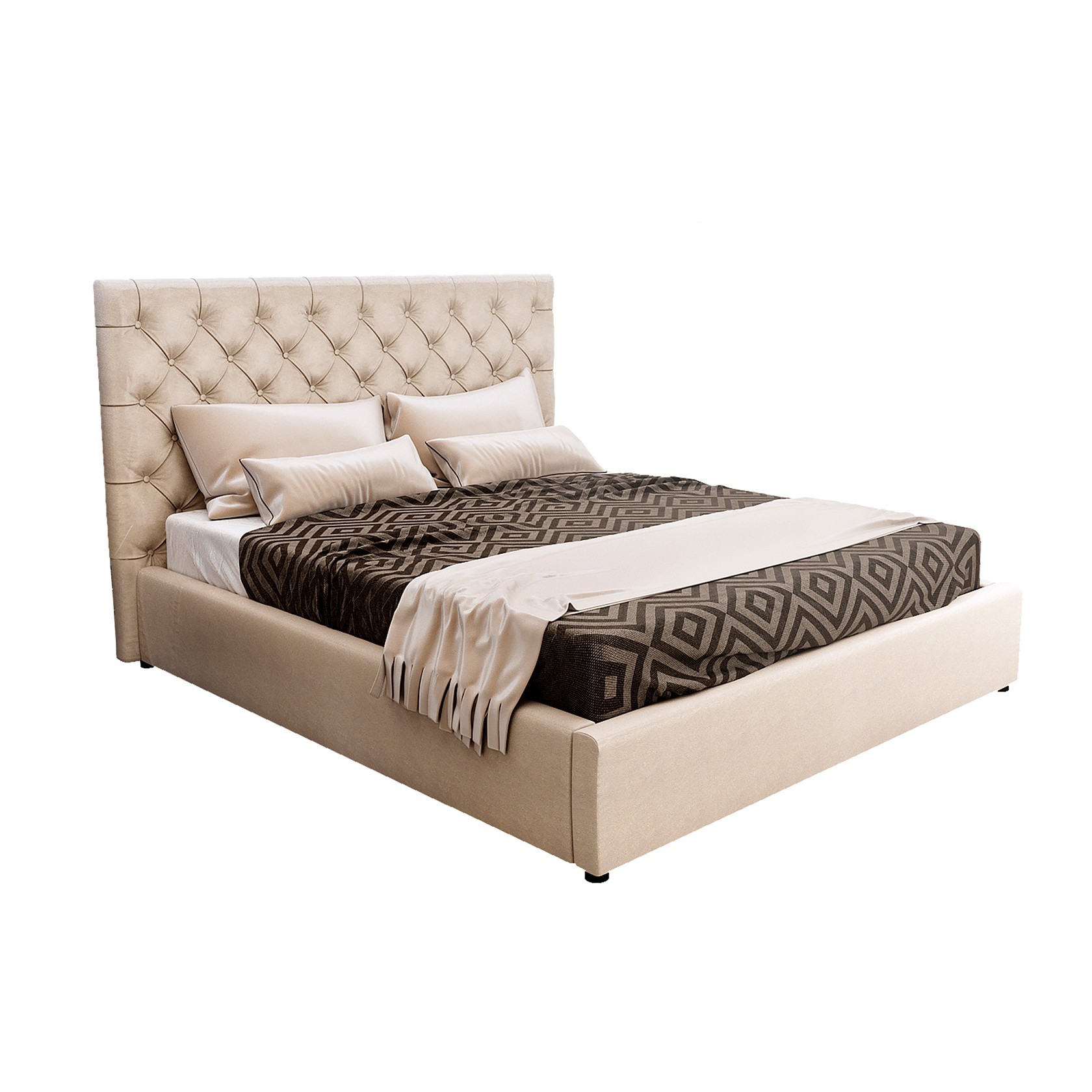

Кровать Манхэттен (Green Sofa) Бежевая 180х200 см 381118_04