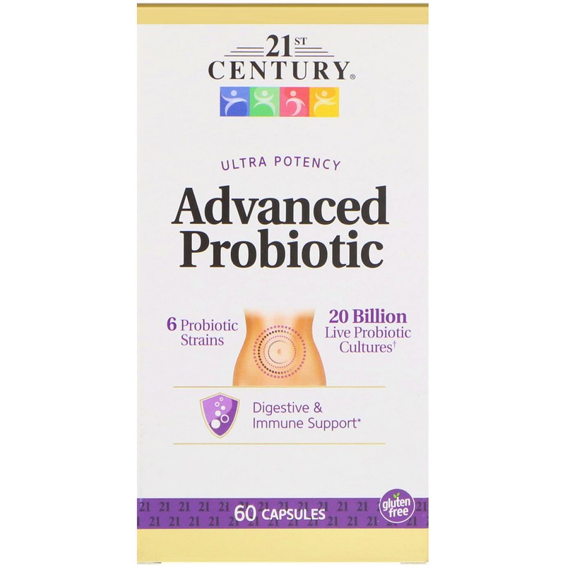 

Пробиотик 21st Century Advanced Probiotic Ultra Potency 60 капсул