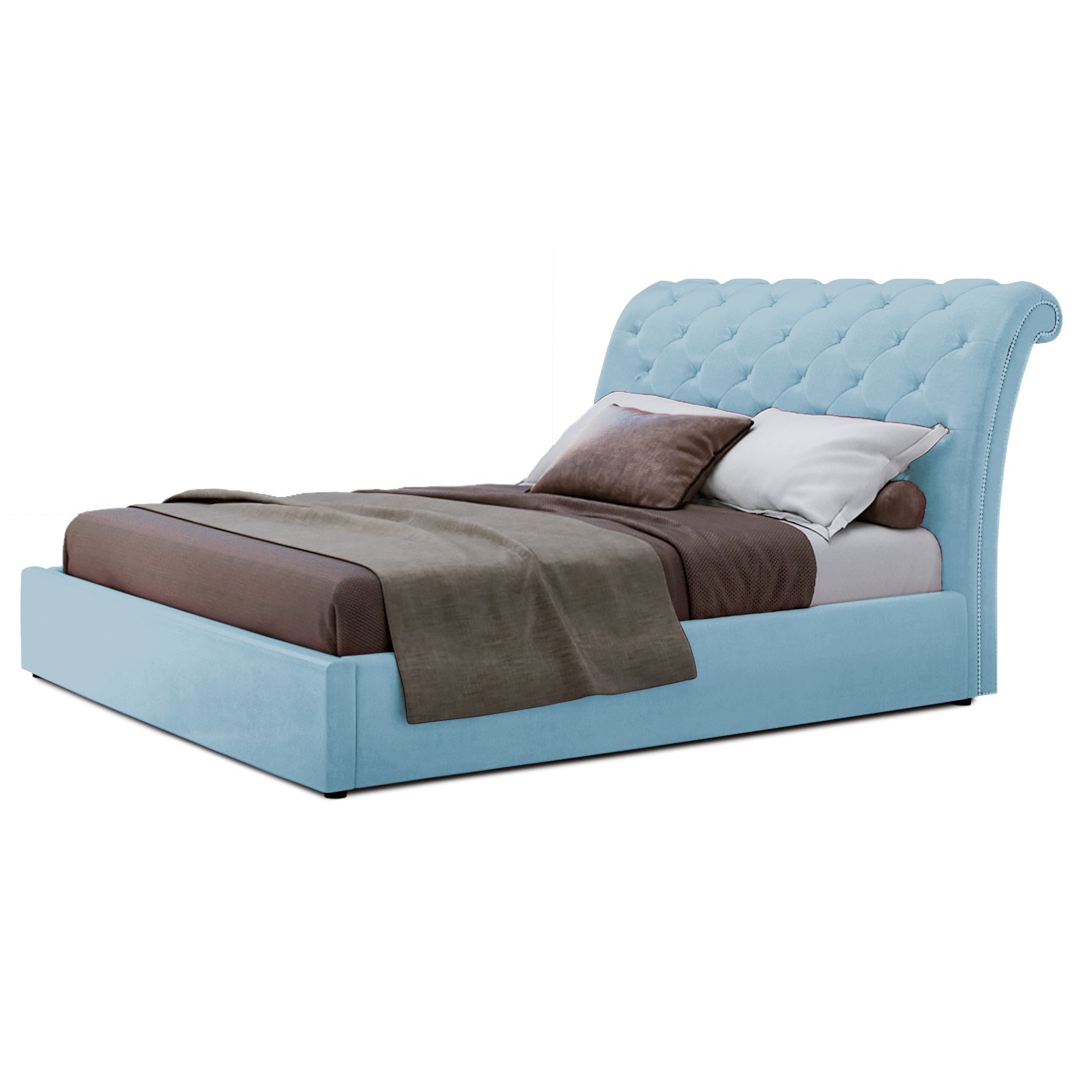 

Кровать Версаль (Green Sofa) Голубая 180х200 см 381110_09