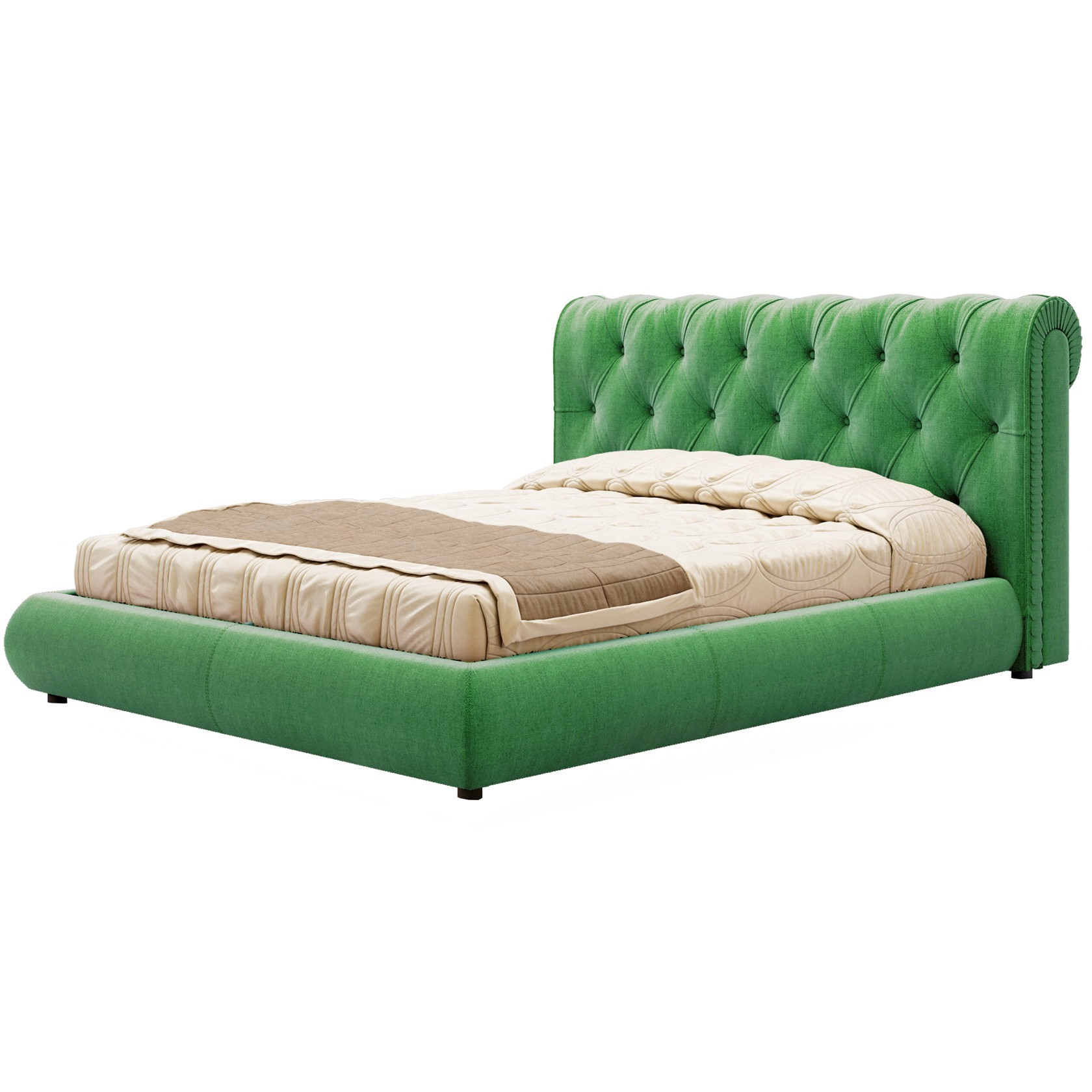 

Кровать Честер II (Green Sofa) Зеленая 180х200 см 381148_14
