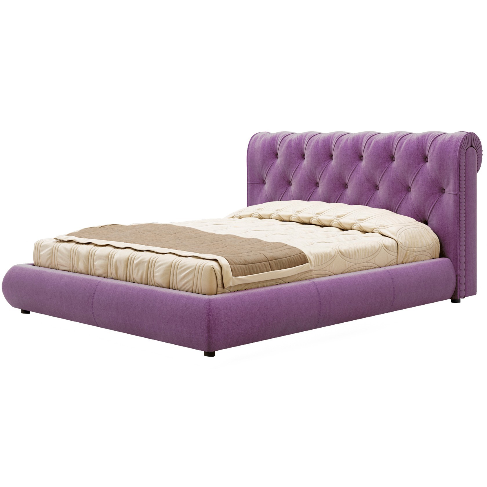 

Кровать Честер II (Green Sofa) Фиолетовая 160х200 см 381148_18