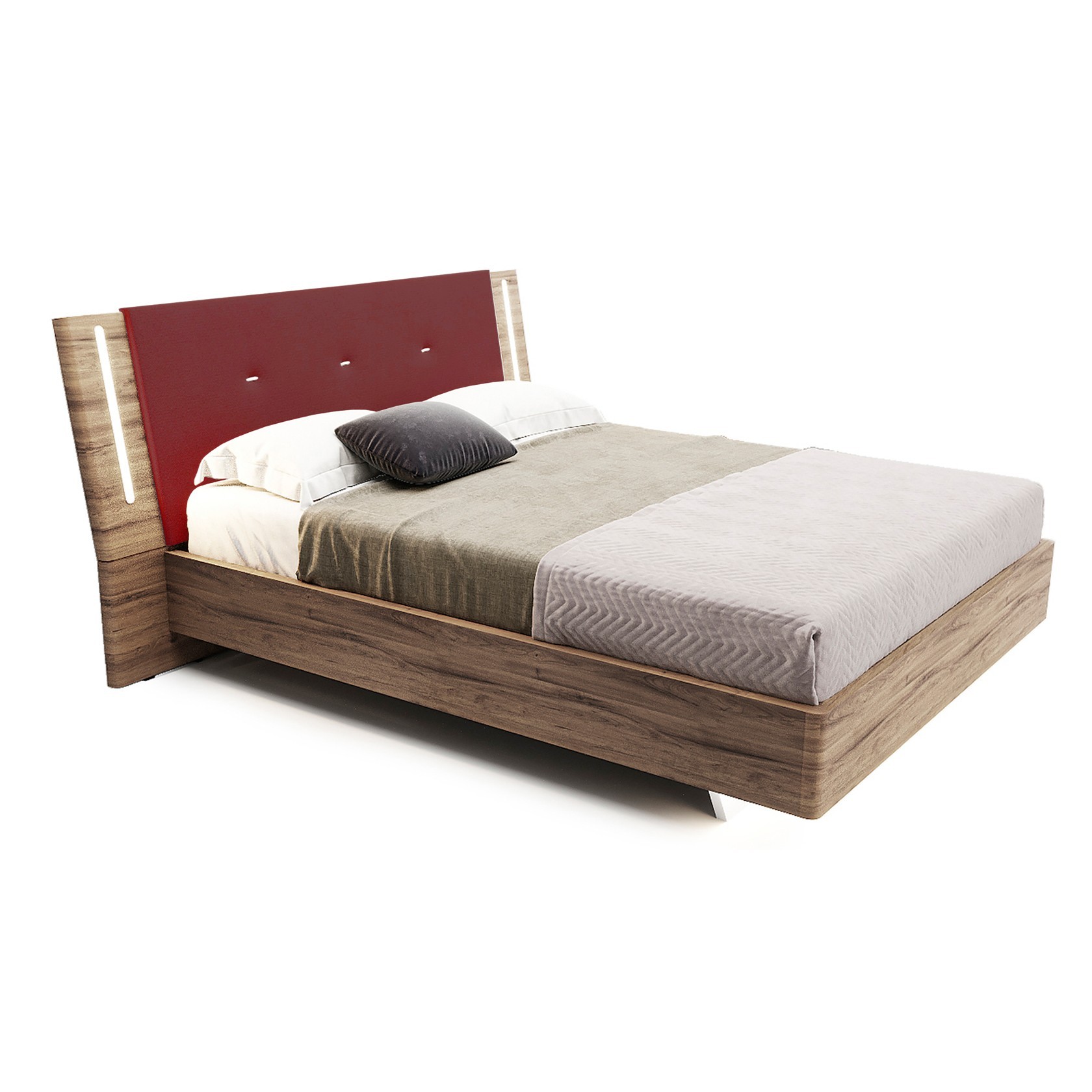 

Кровать Даллас модерн (Green Sofa) Коричневая + Красная 200х200 см 381112_35