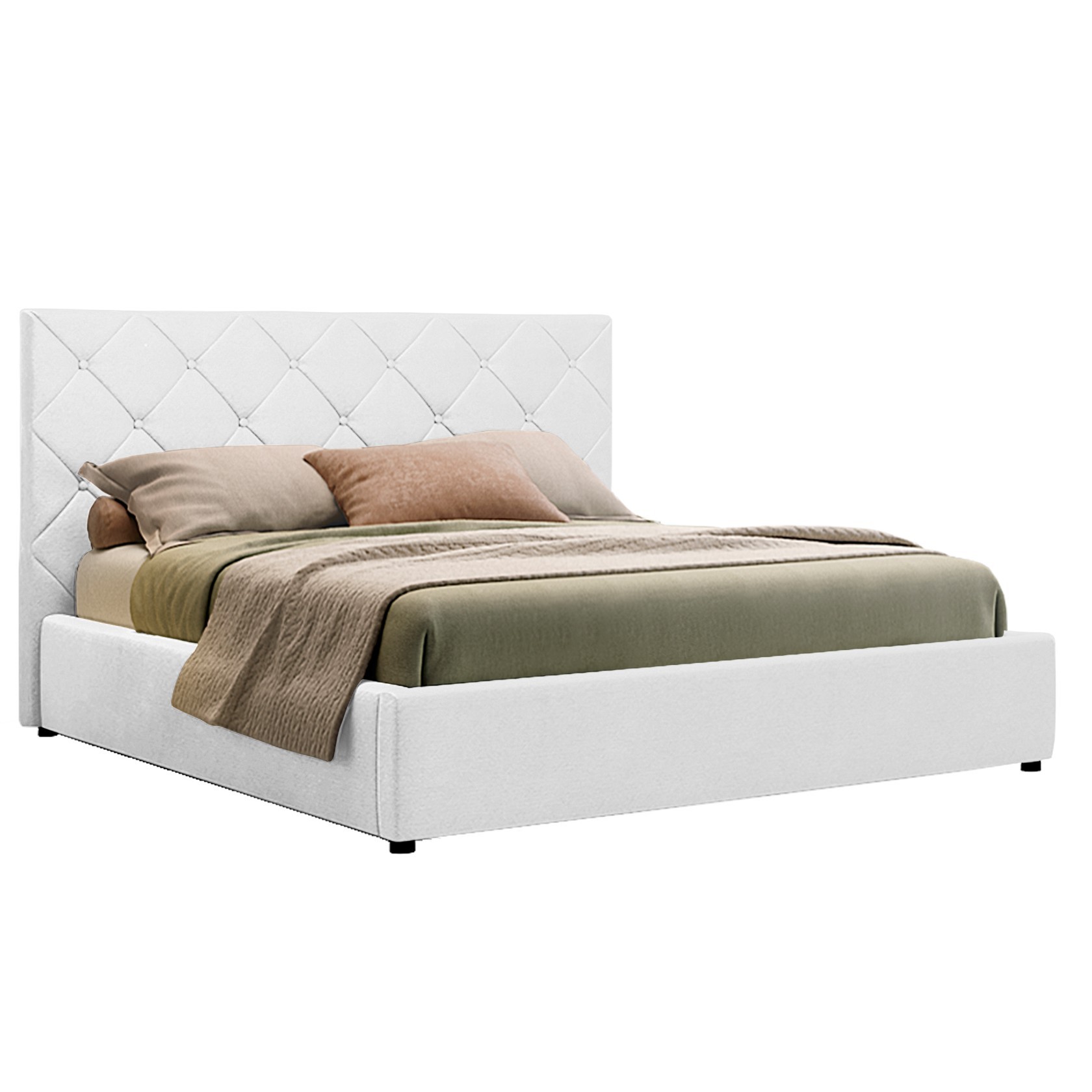 

Кровать Нью-Йорк ромбы (Green Sofa) Белая 140х200 см 381130_32