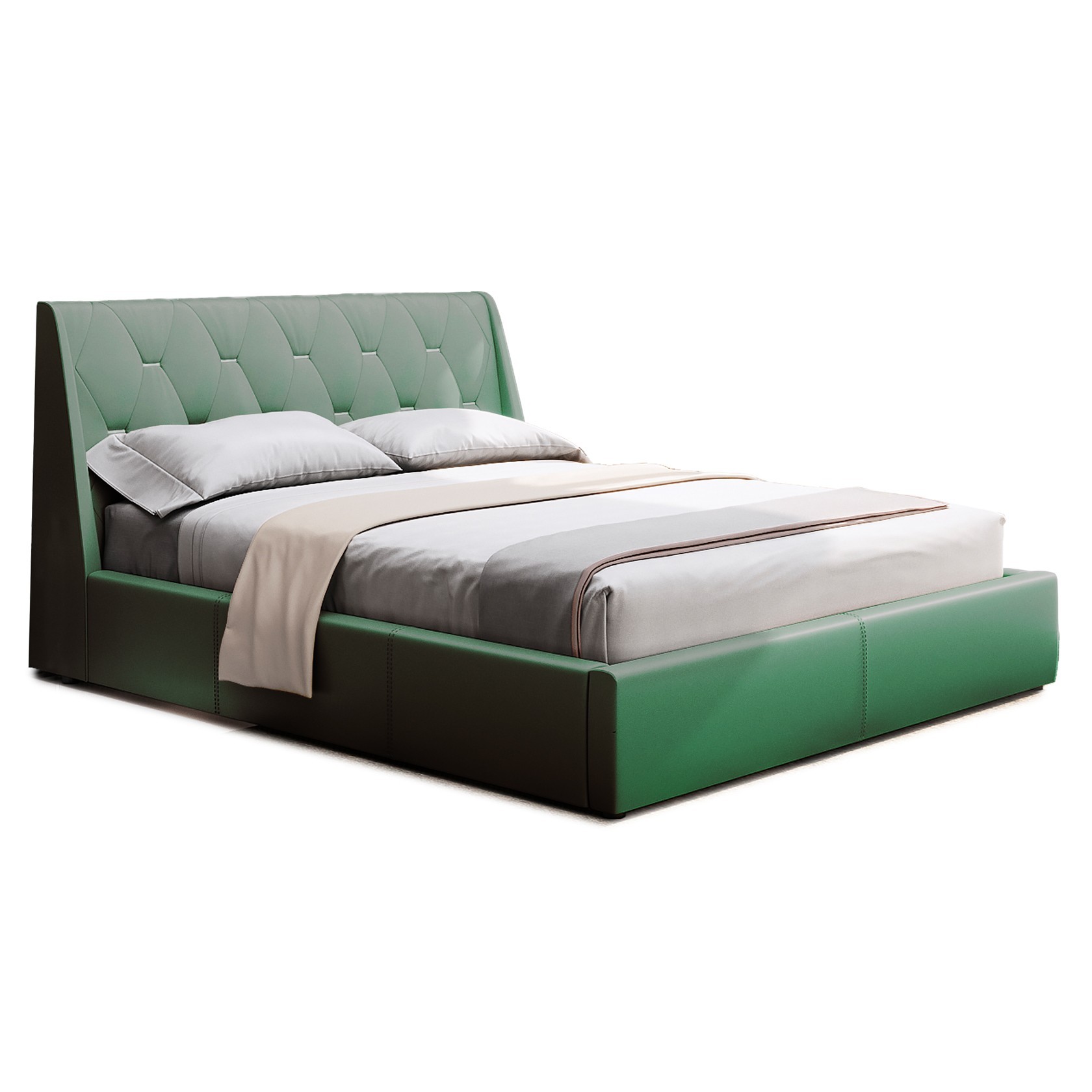 

Кровать Берлин IV (Green Sofa) Зеленая 140х200 см 381105_17