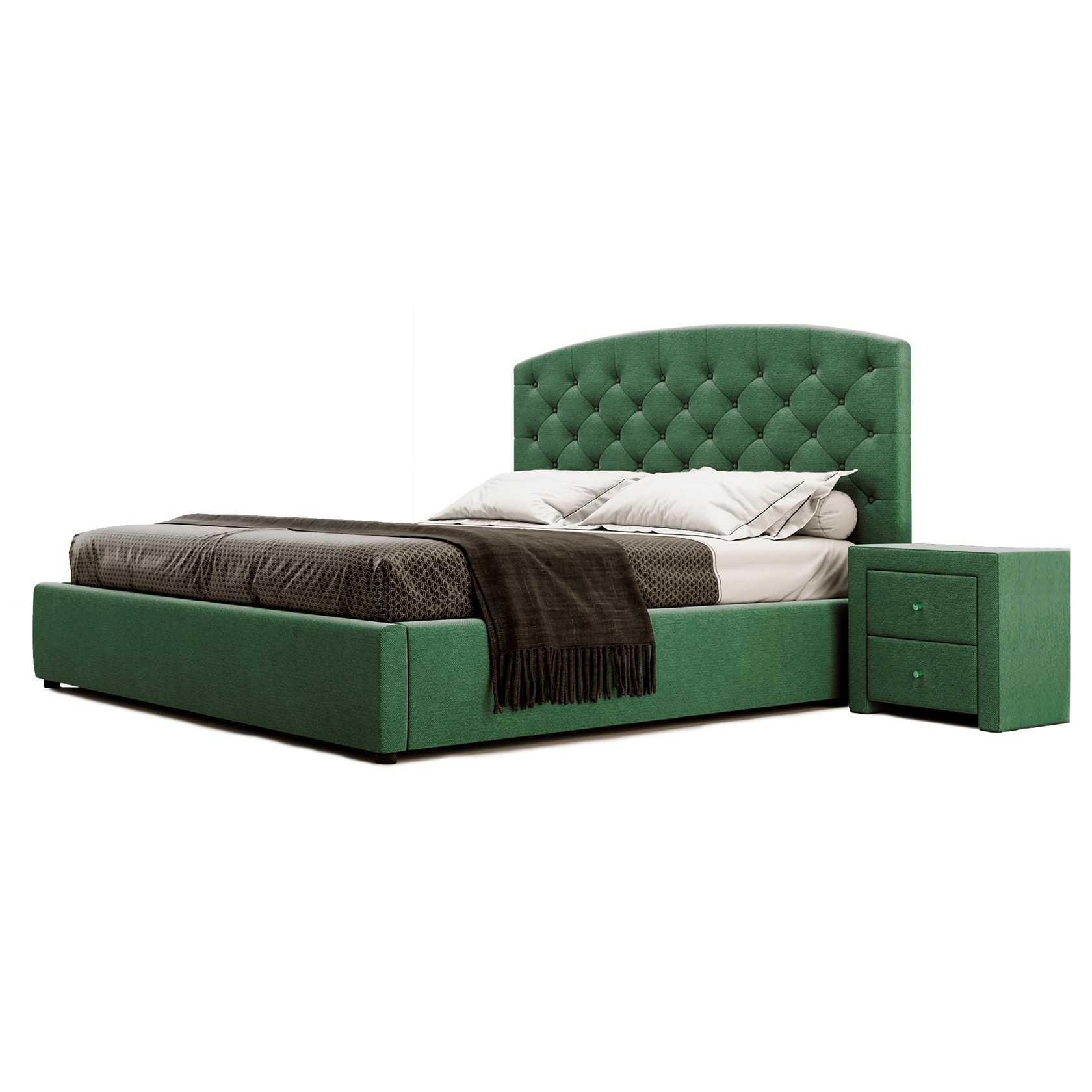

Кровать Манхэттен III (Green Sofa) Зеленая 160х200 см 381120_13